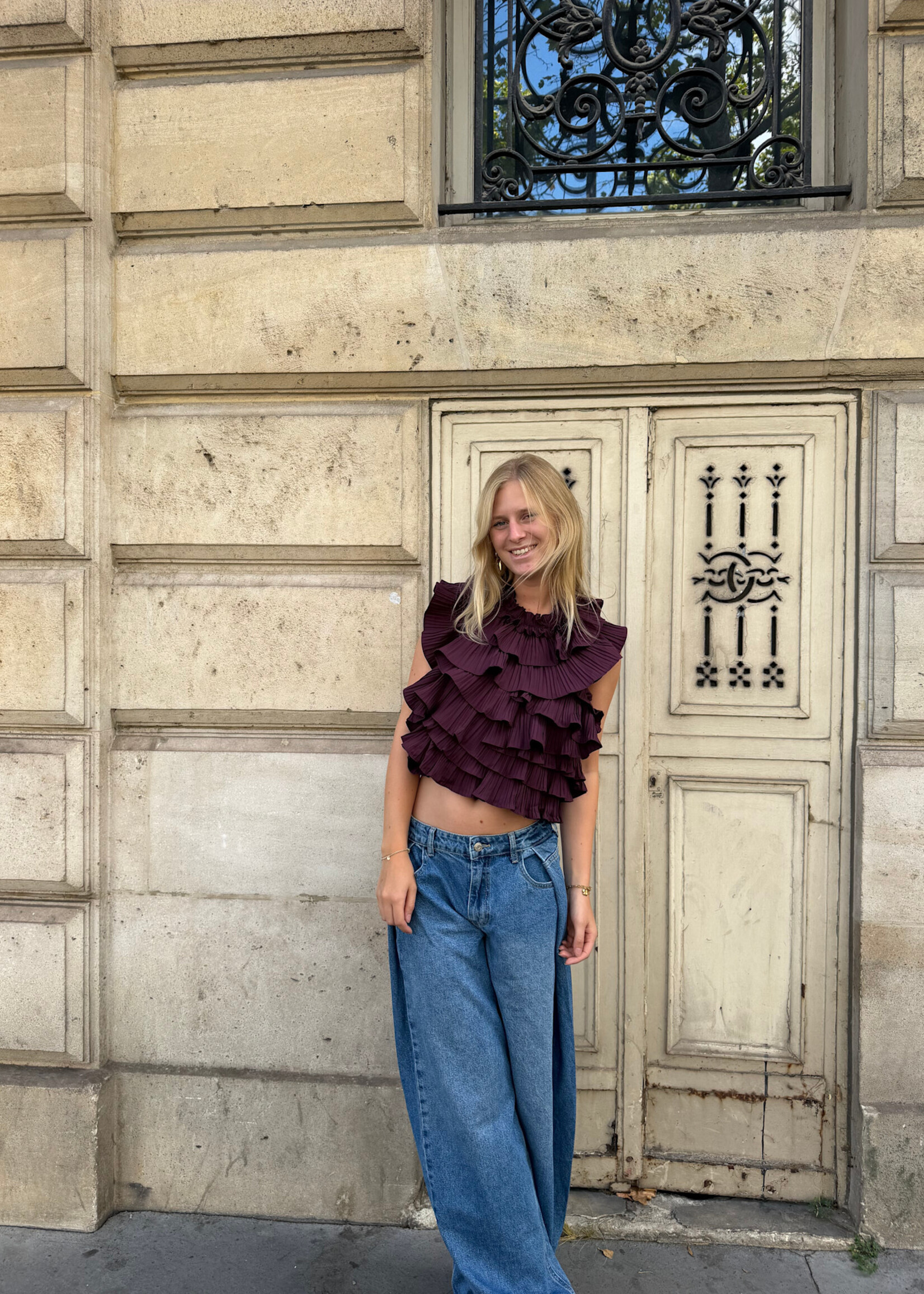 Flo Boutique Top Kelly Aubergine