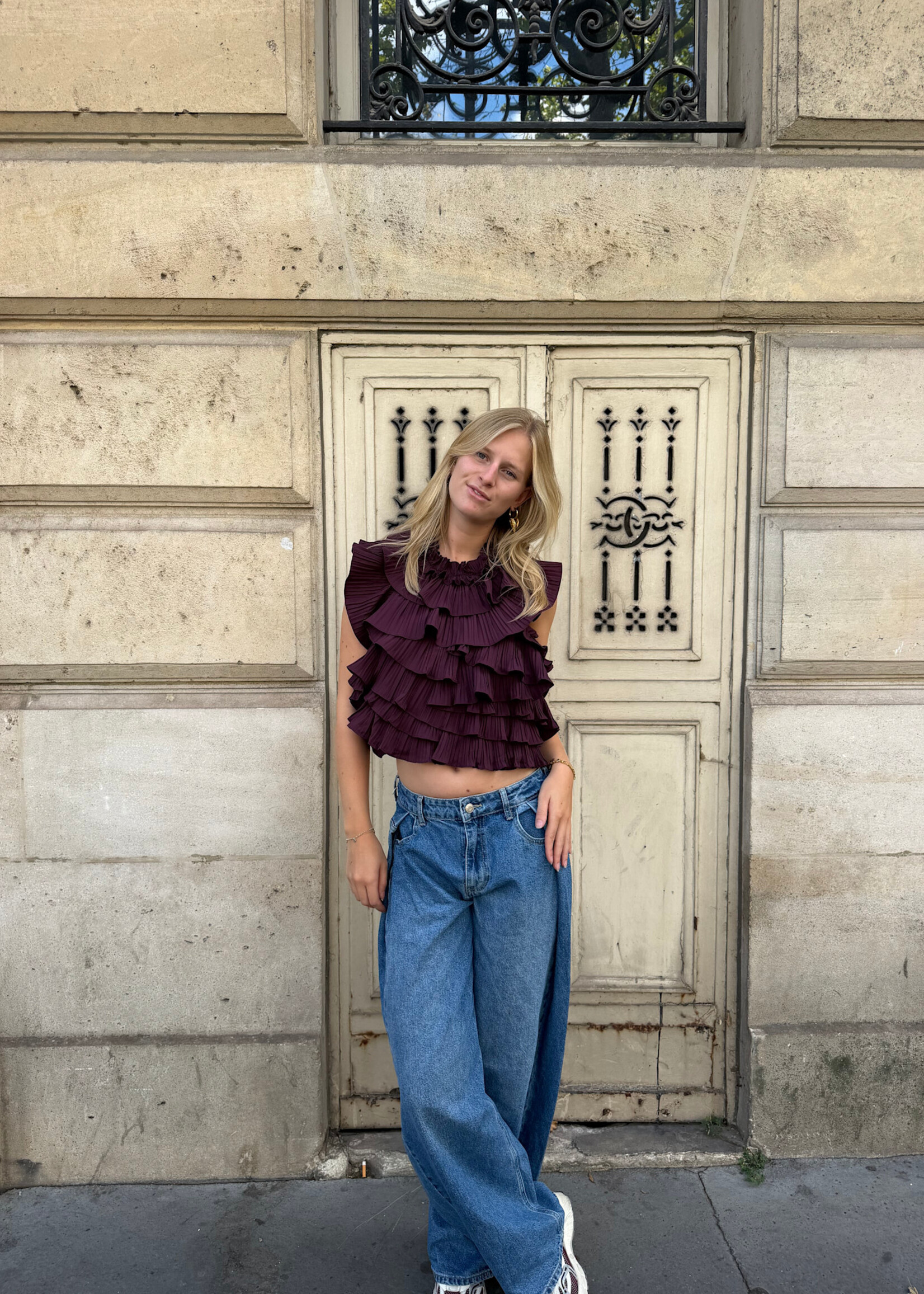 Flo Boutique Top Kelly Aubergine