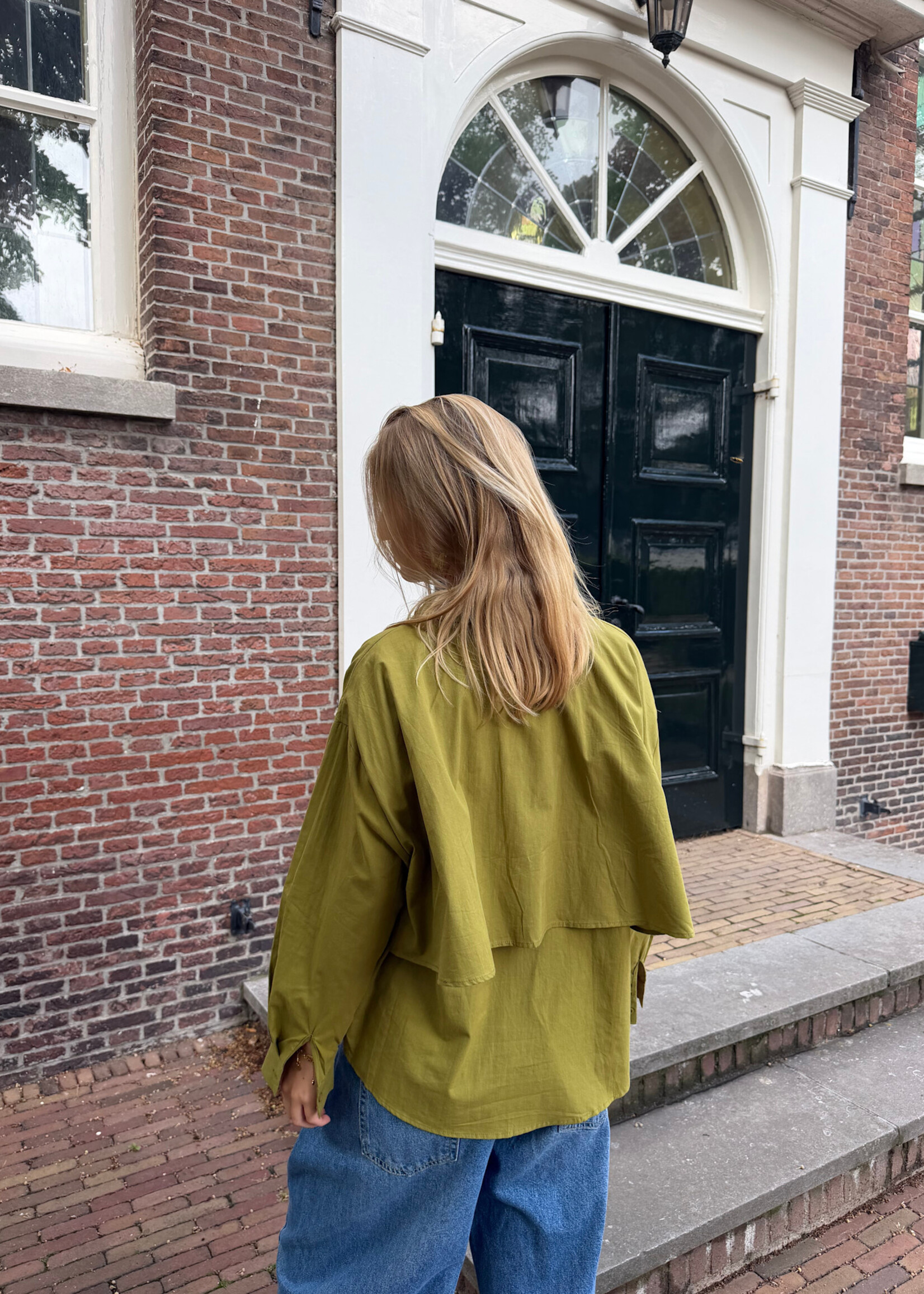 Flo Boutique Blouse Liv Green