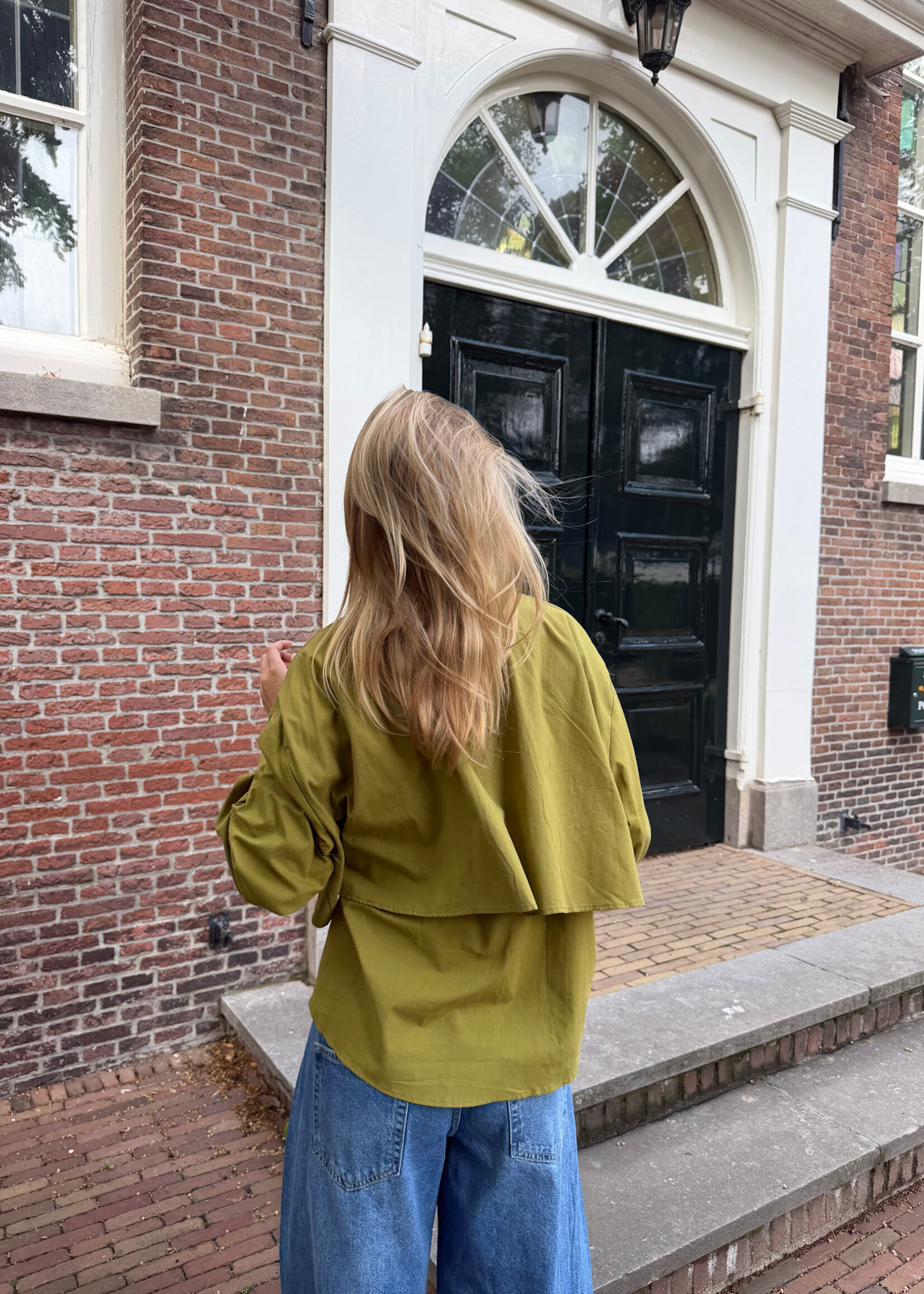 Flo Boutique Blouse Liv Green