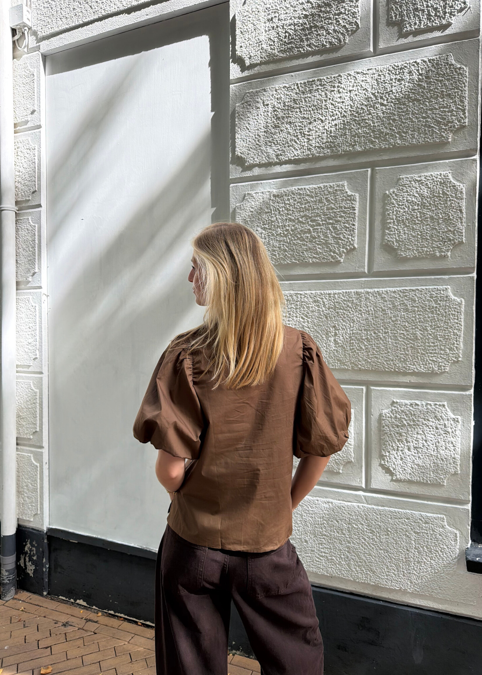 Flo Boutique Blouse Mia Marron