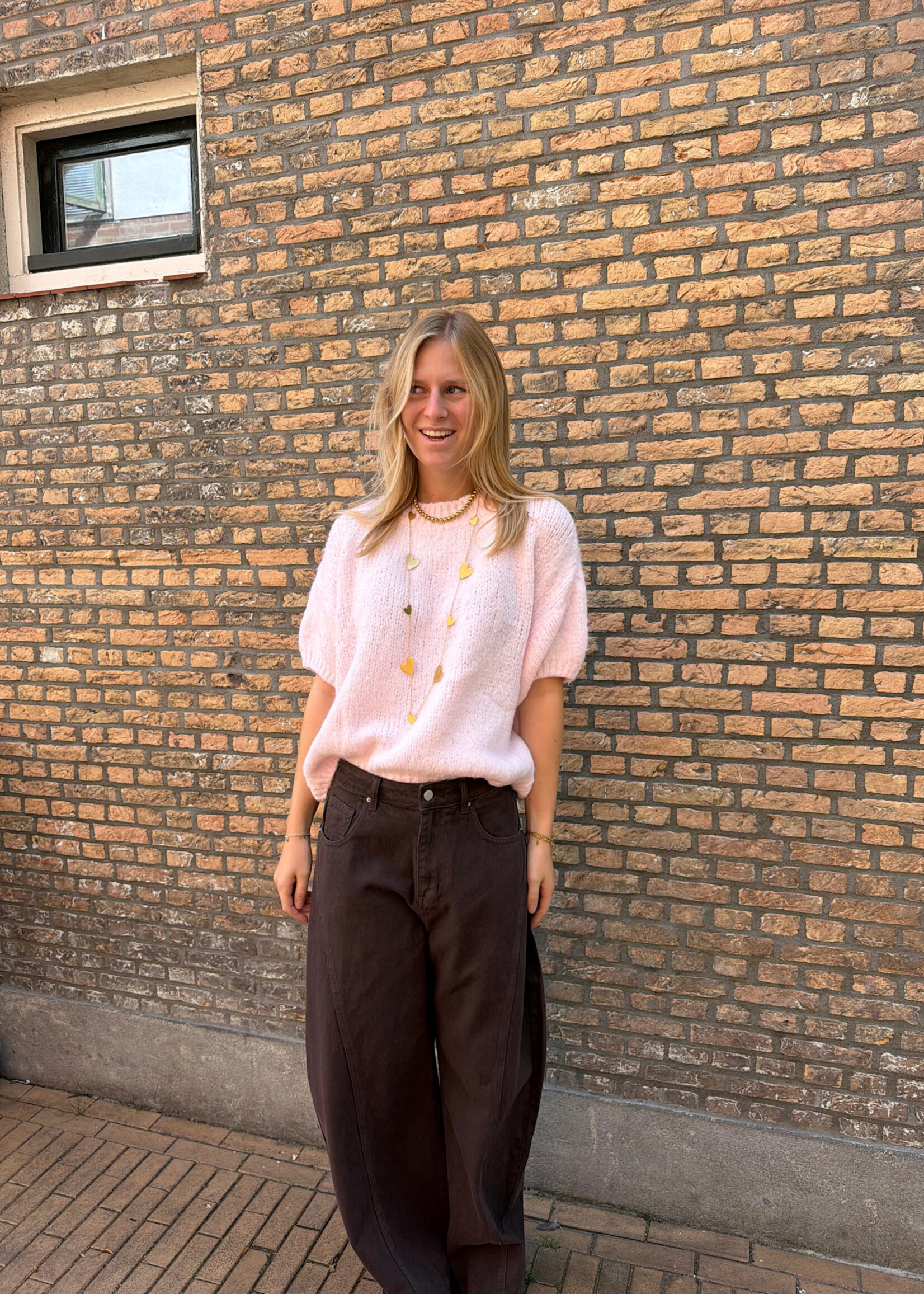 Flo Boutique Trui Bloem Light Pink
