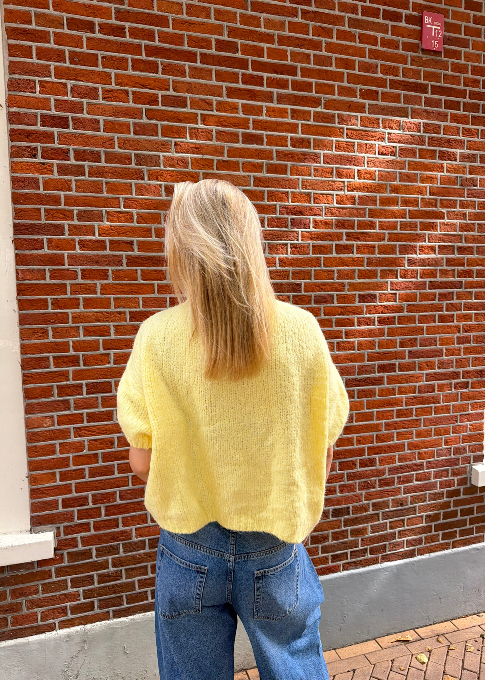 Flo Boutique Trui Bloem Yellow