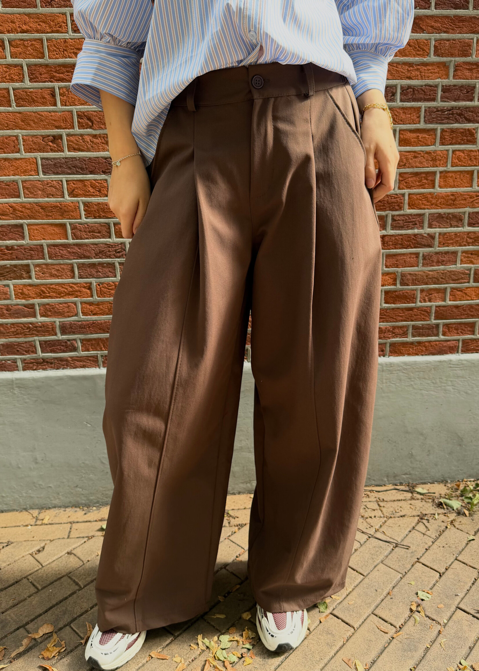 Flo Boutique Balloon Pants Marlien Brown