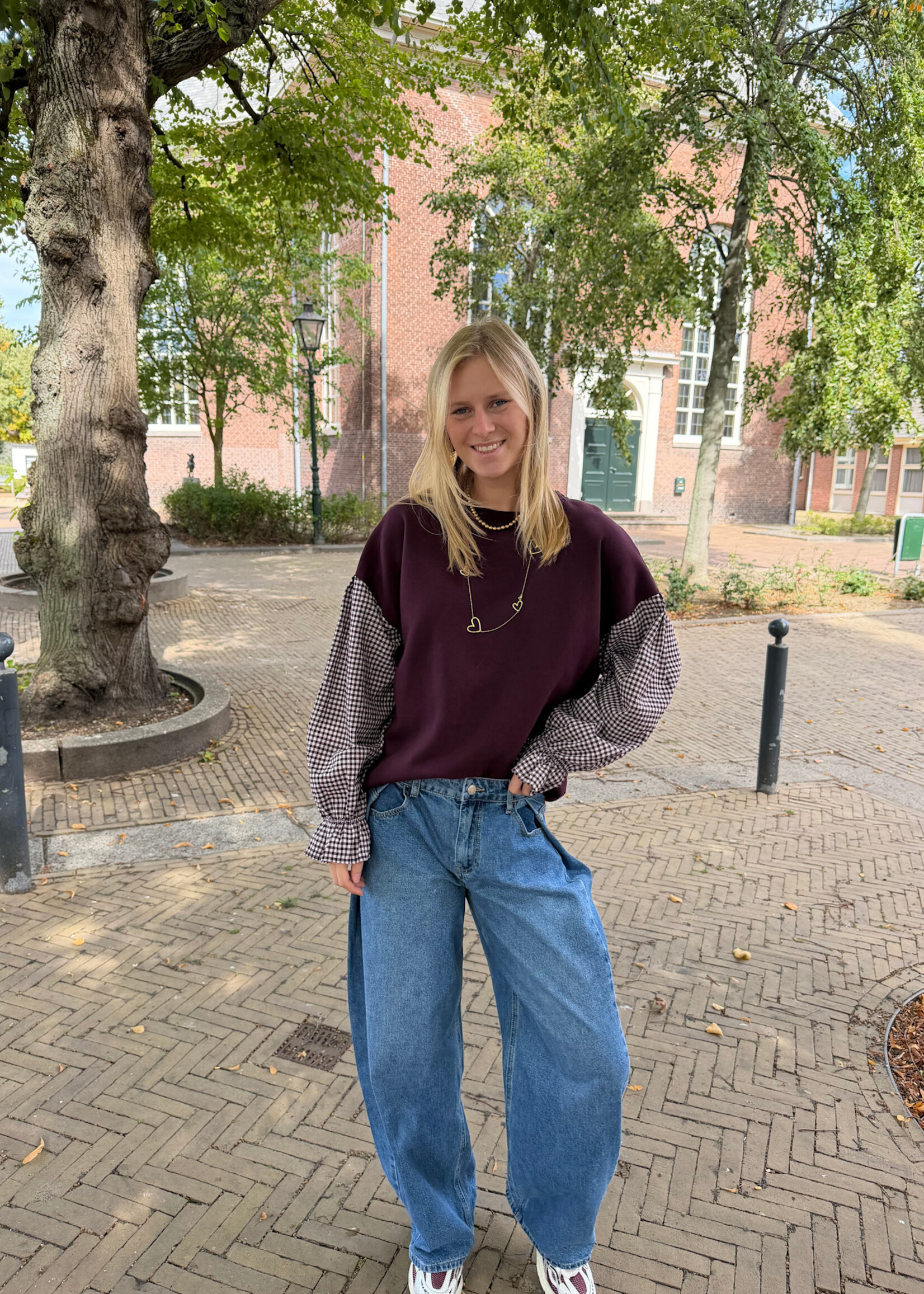Flo Boutique Trui Anna Burgundy