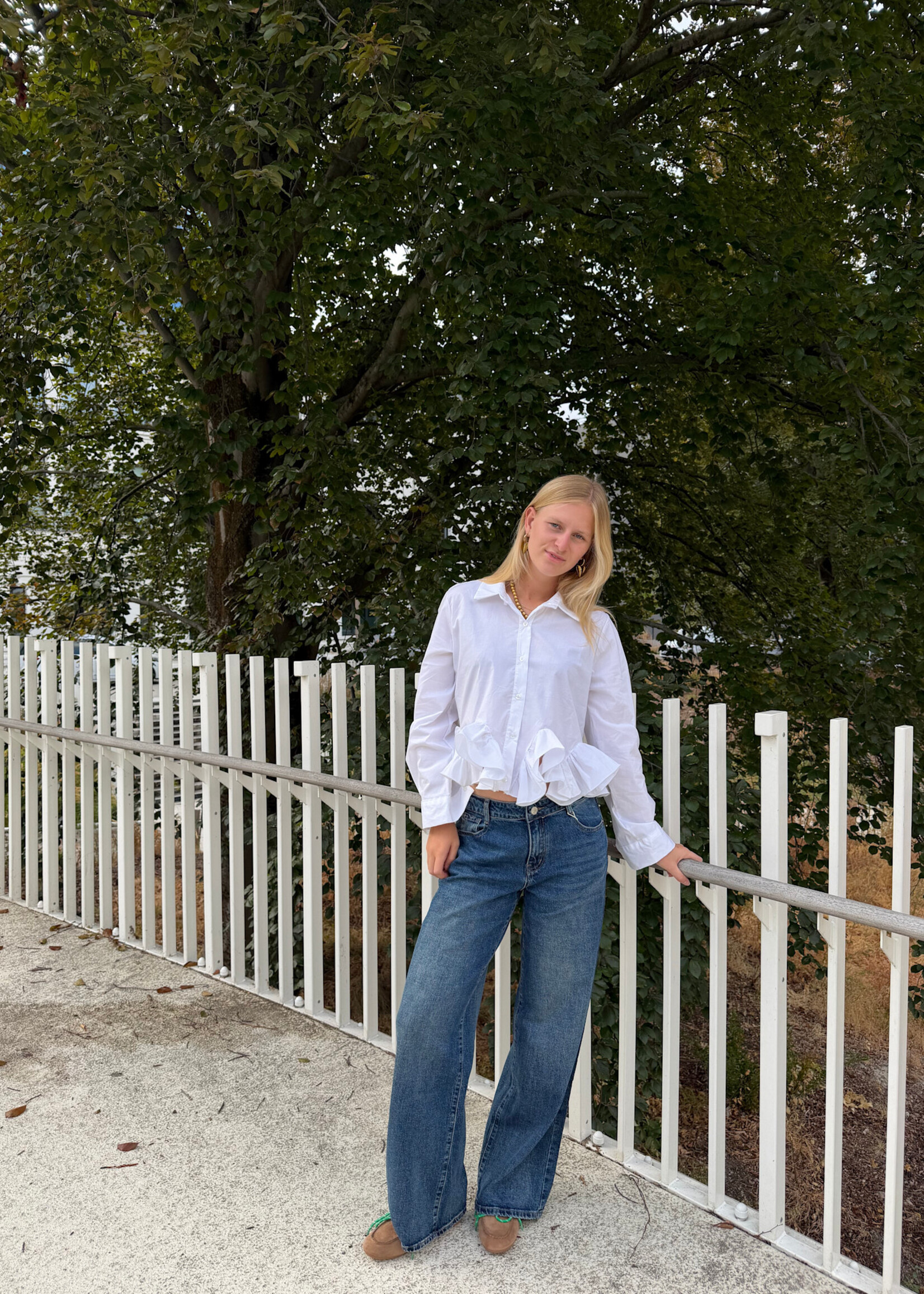 Flo Boutique Blouse Sofia White
