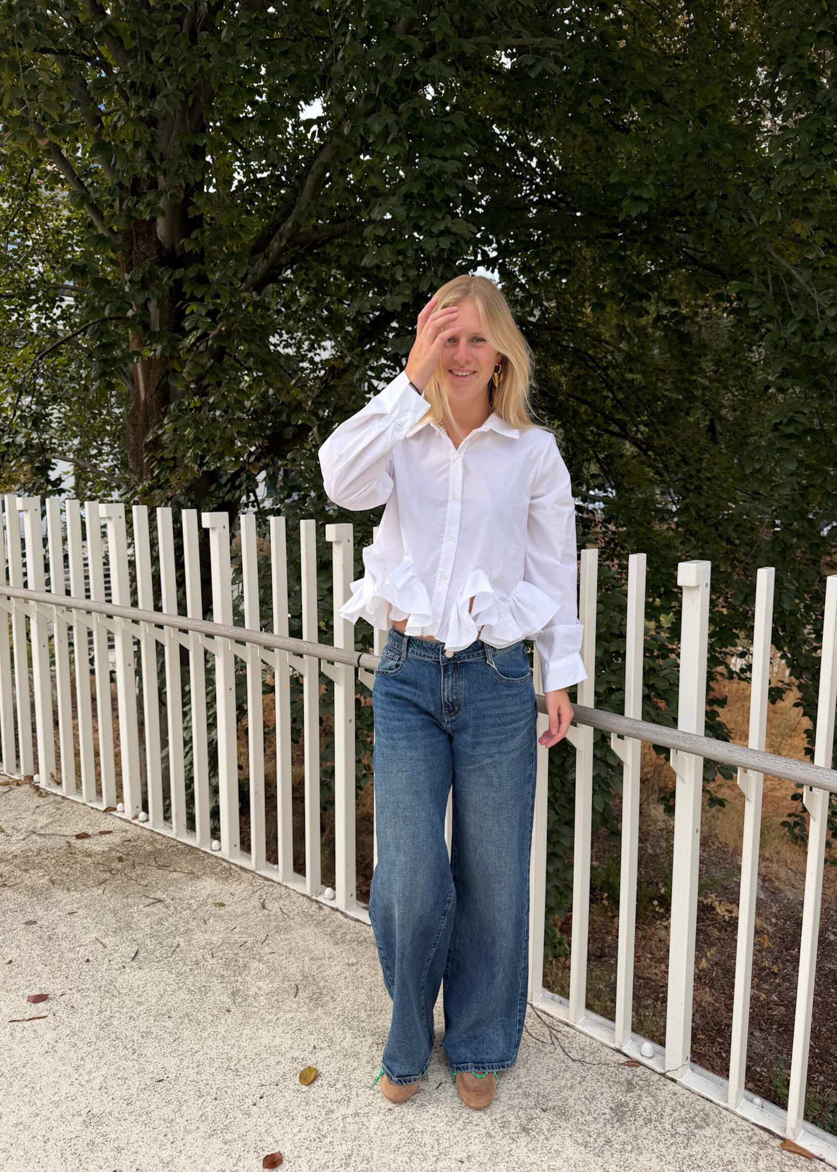 Flo Boutique Blouse Sofia White