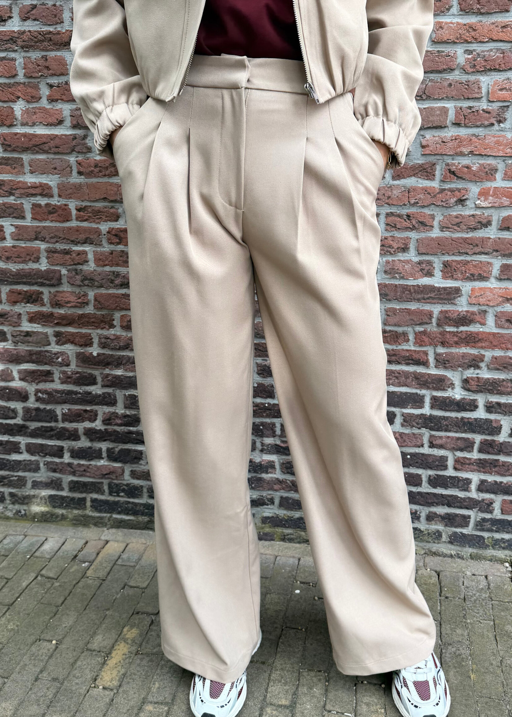 Flo Boutique Broek Veerle Tan