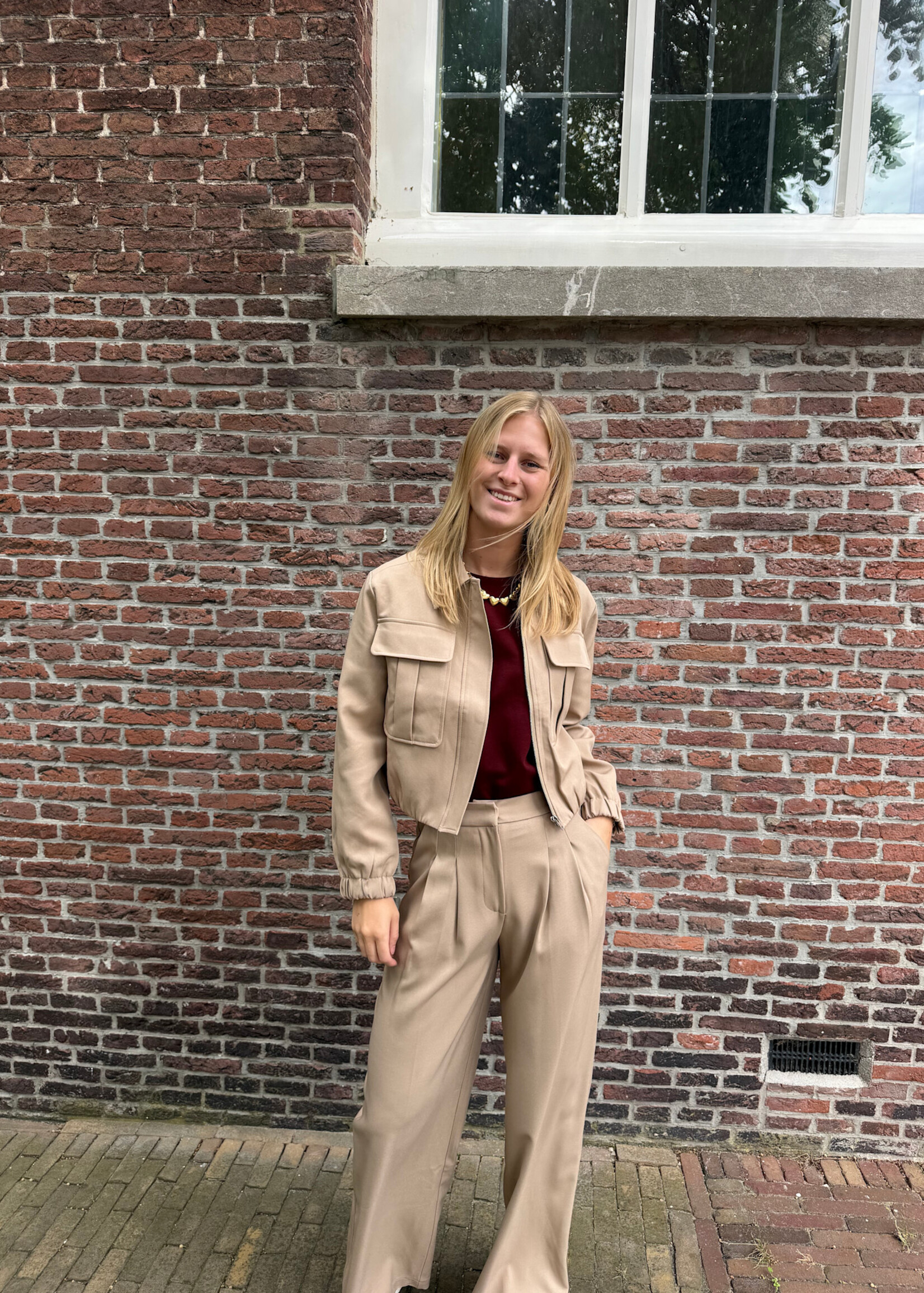 Flo Boutique Jasje Veerle Tan