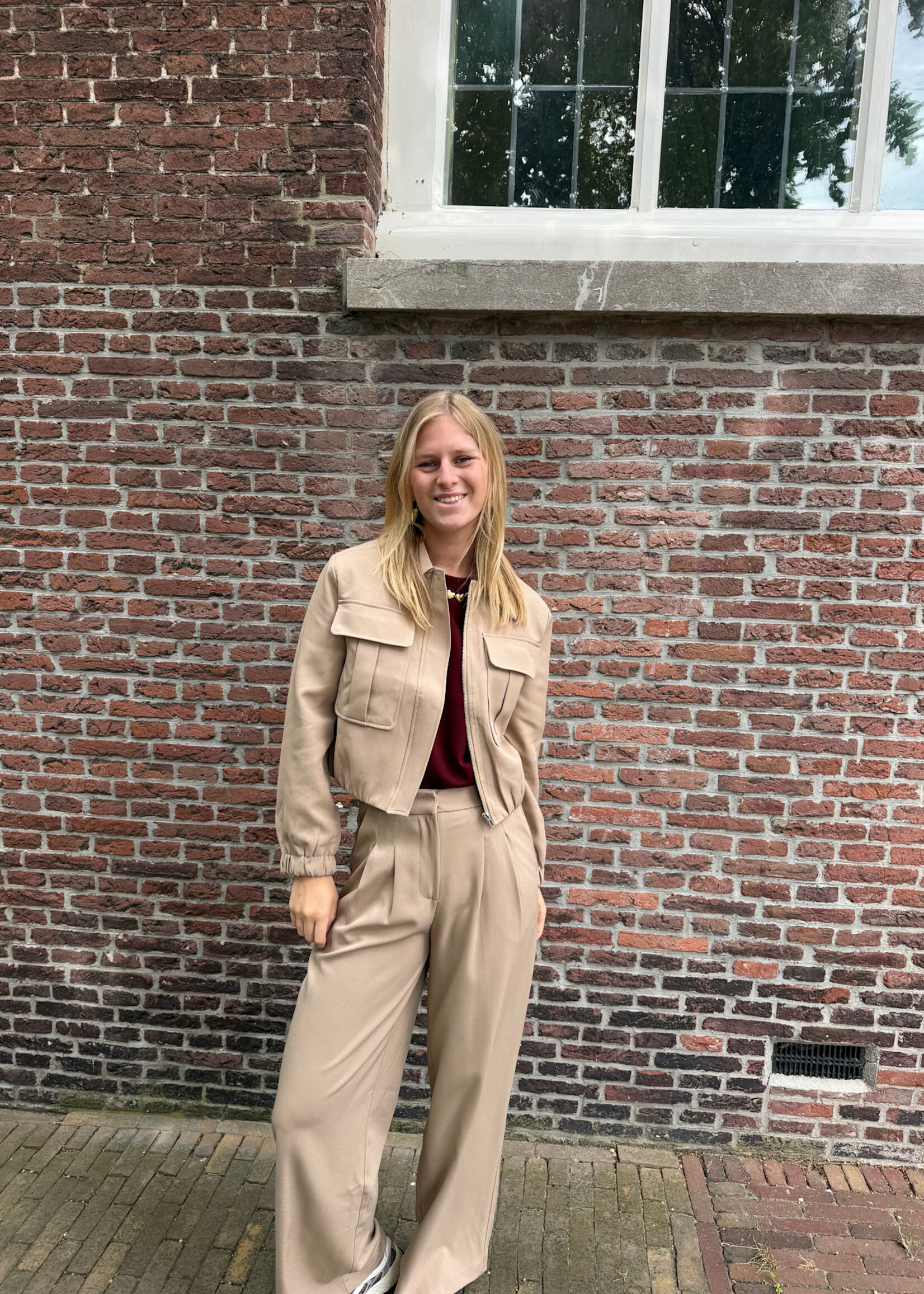 Flo Boutique Jasje Veerle Tan