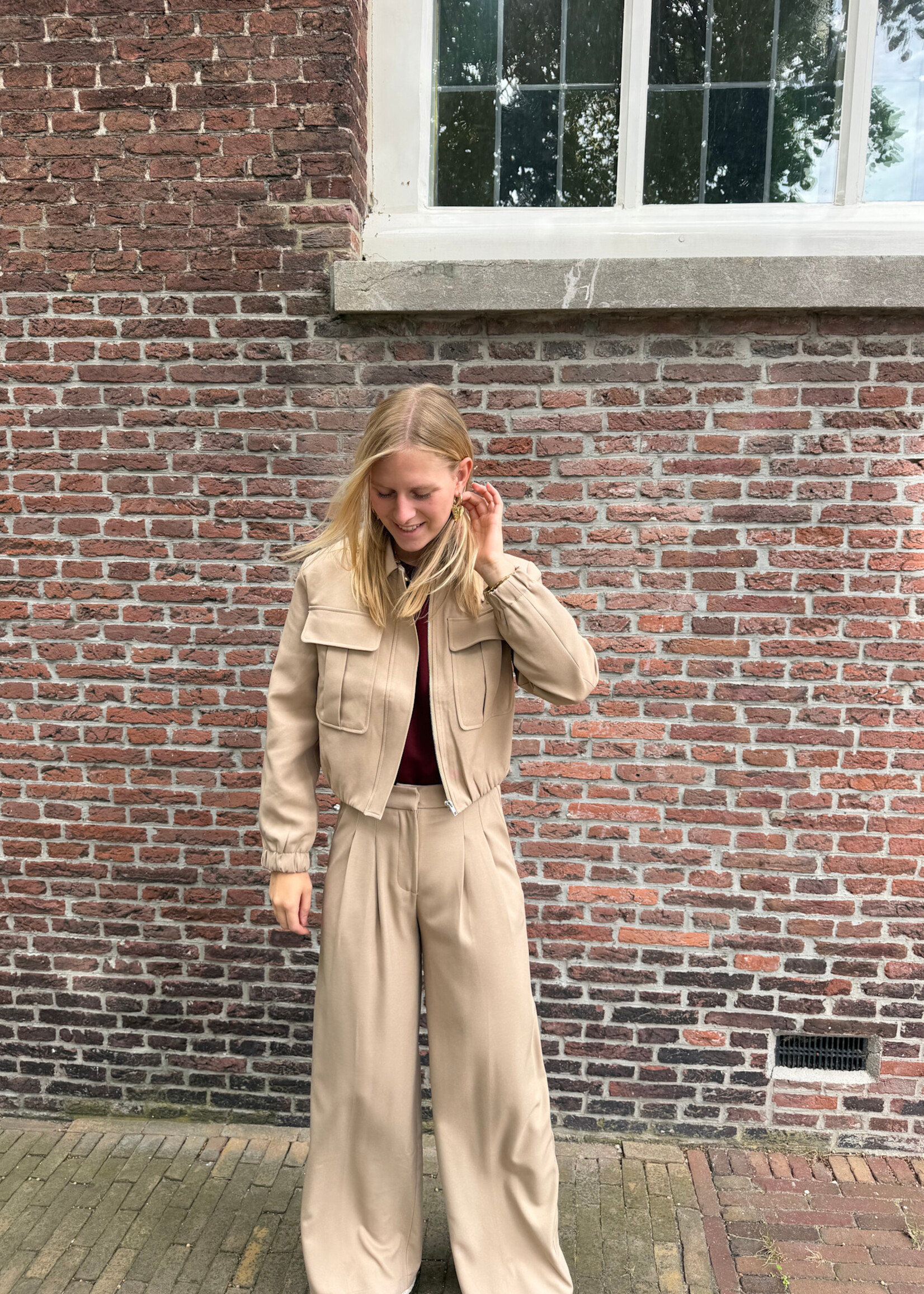 Flo Boutique Jasje Veerle Tan