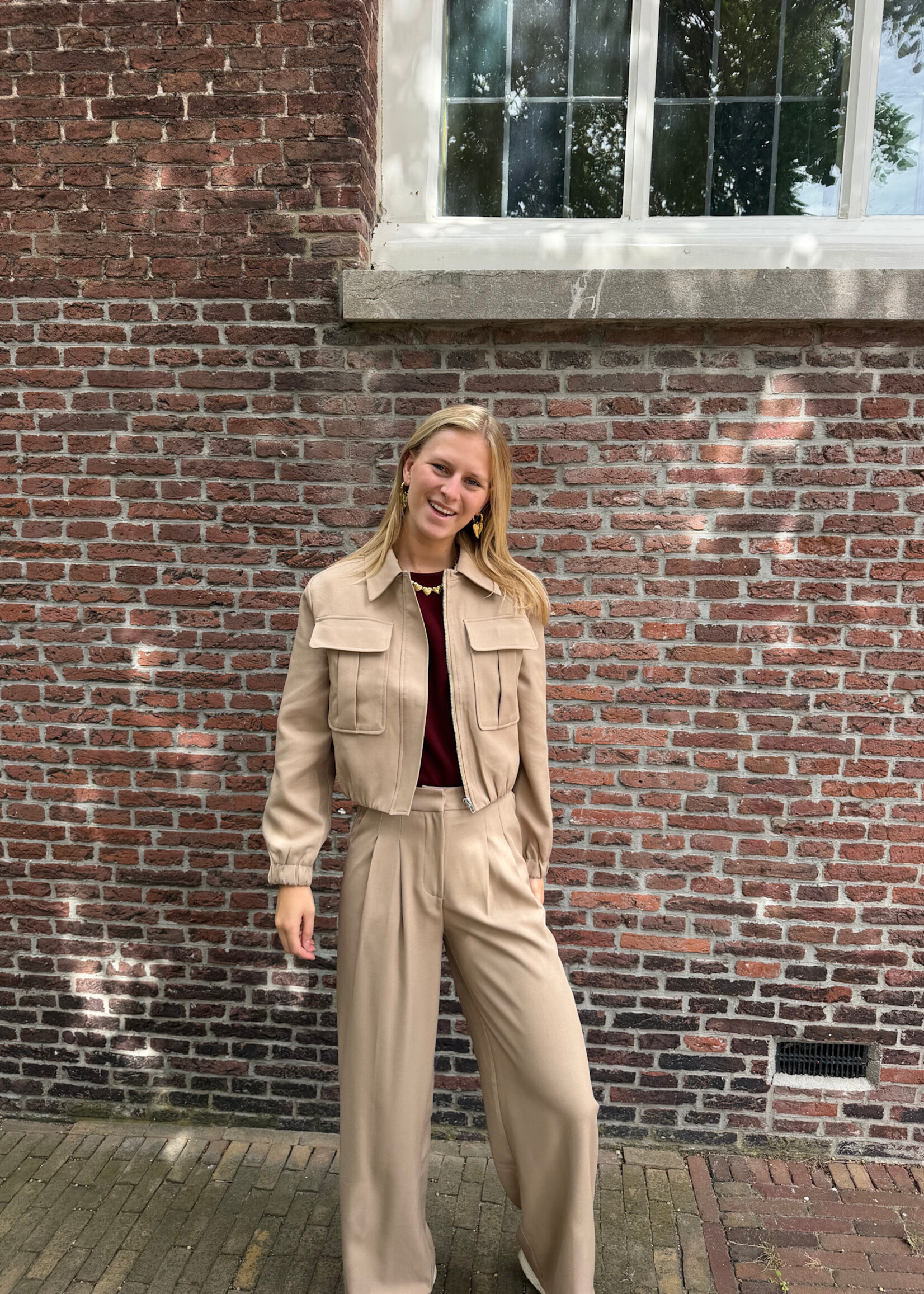 Flo Boutique Jasje Veerle Tan