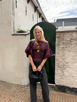 Flo Boutique Top Joy Wine