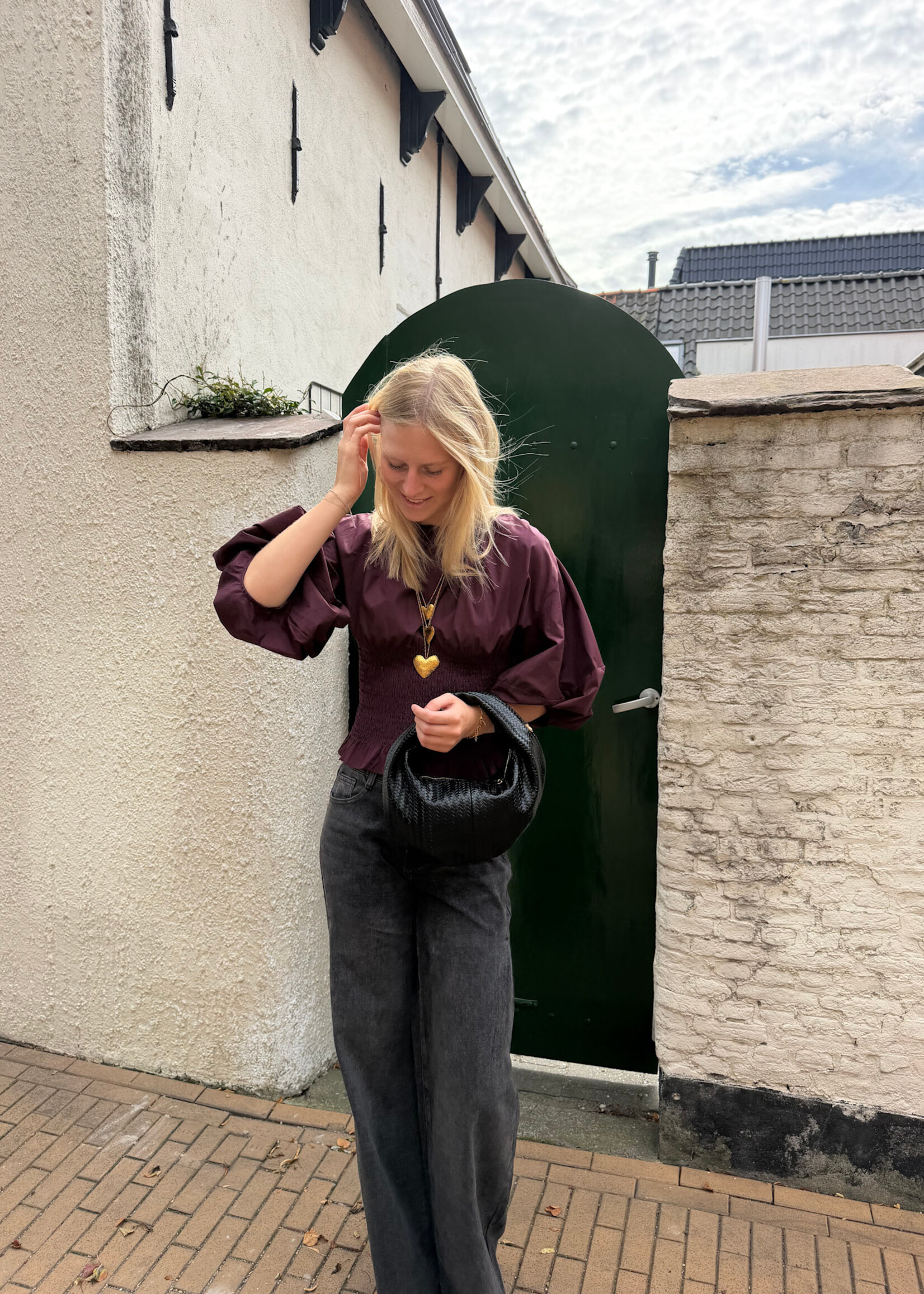 Flo Boutique Top Joy Wine