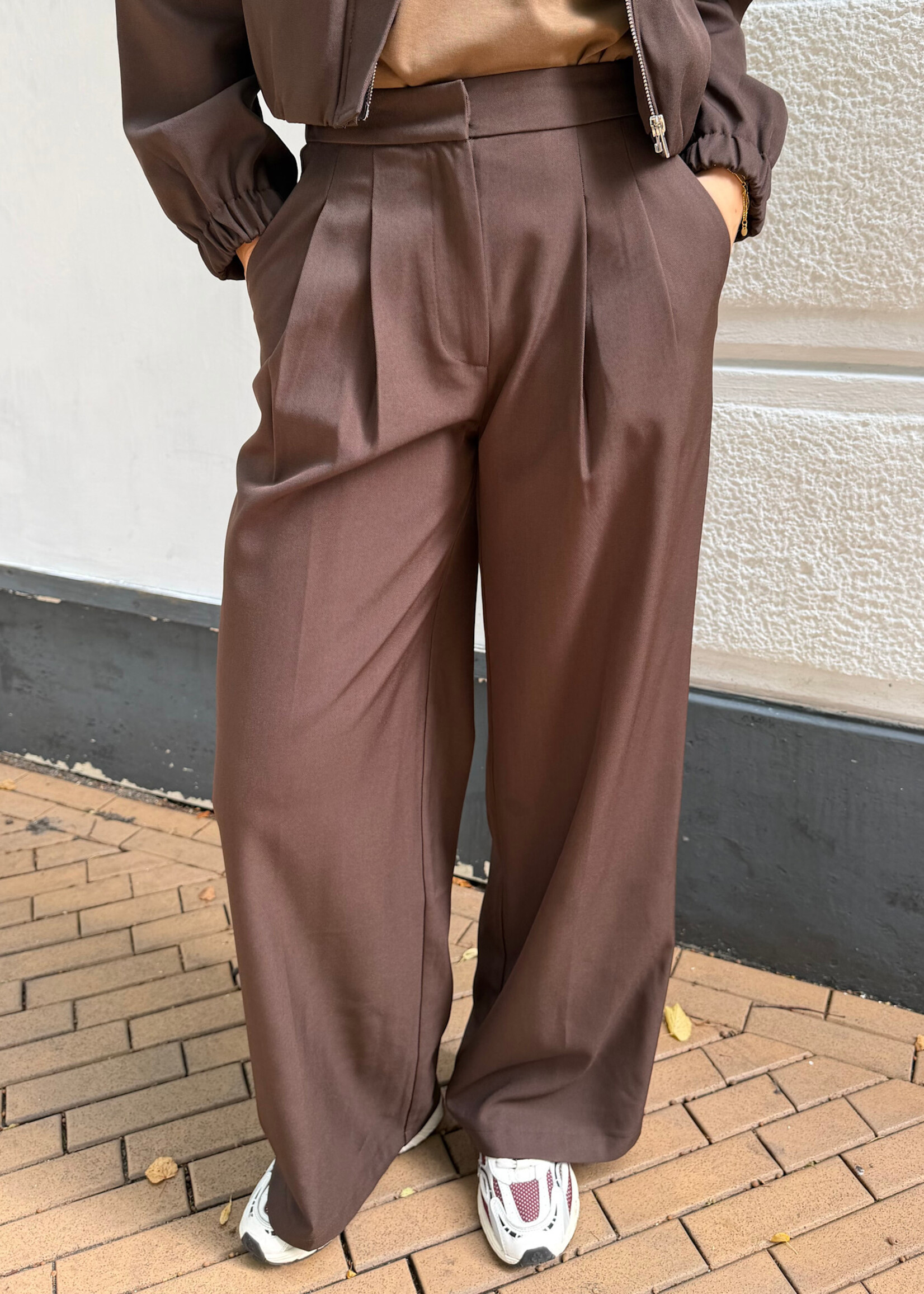 Flo Boutique Broek Veerle Coffee