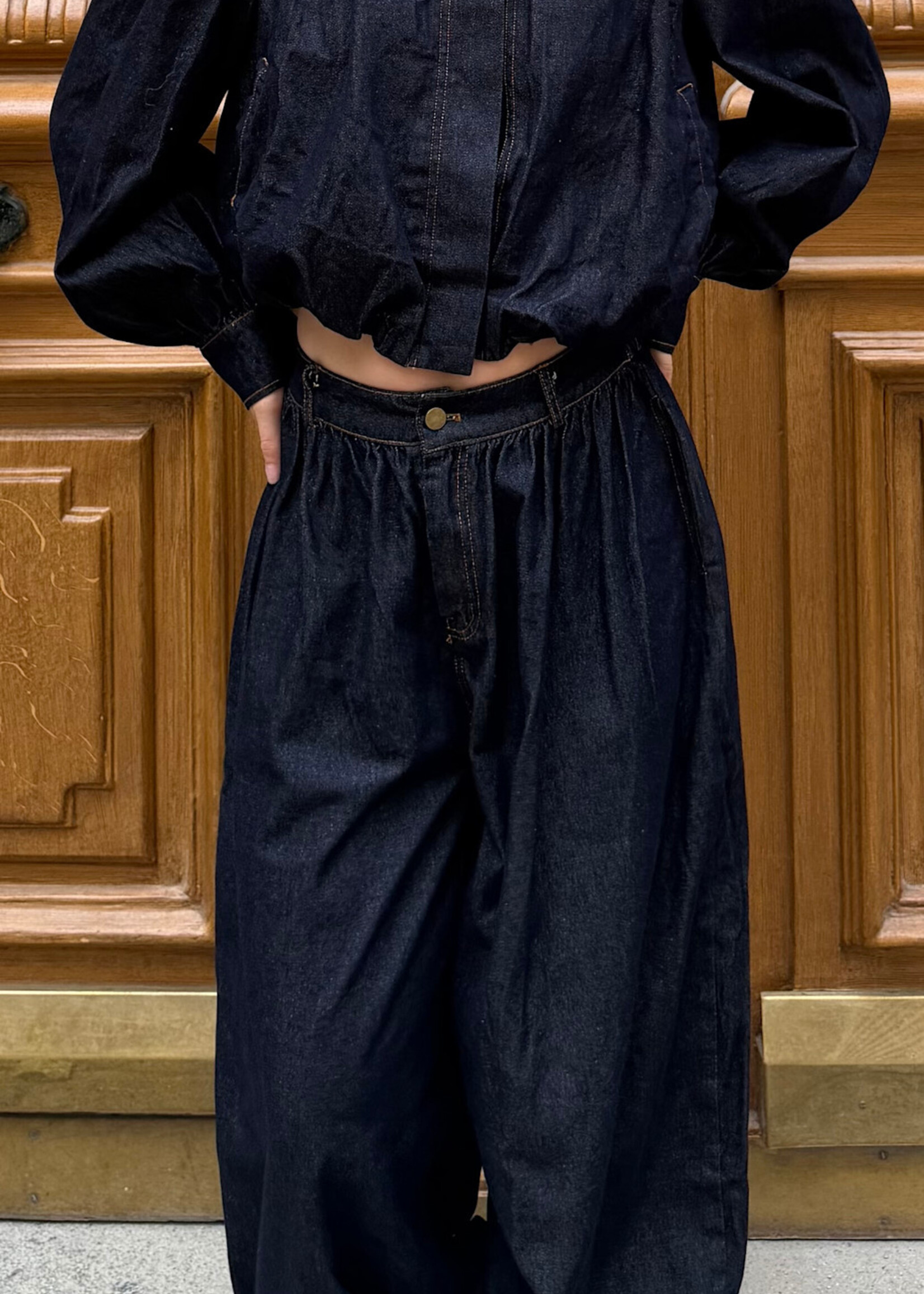 Flo Boutique Denim Top Jolijn