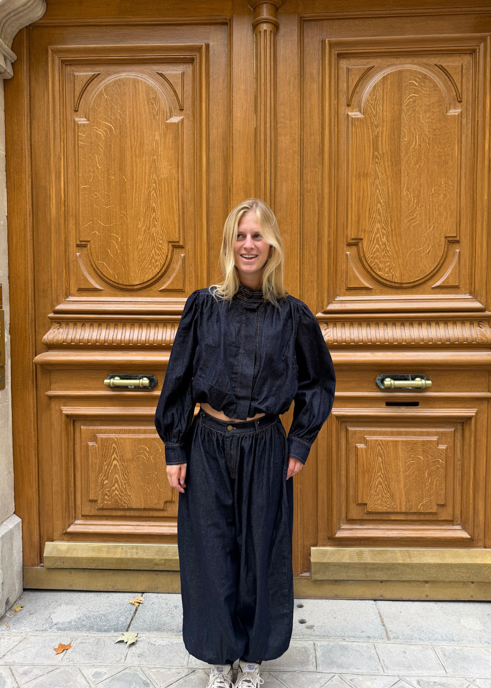 Flo Boutique Denim Top Jolijn