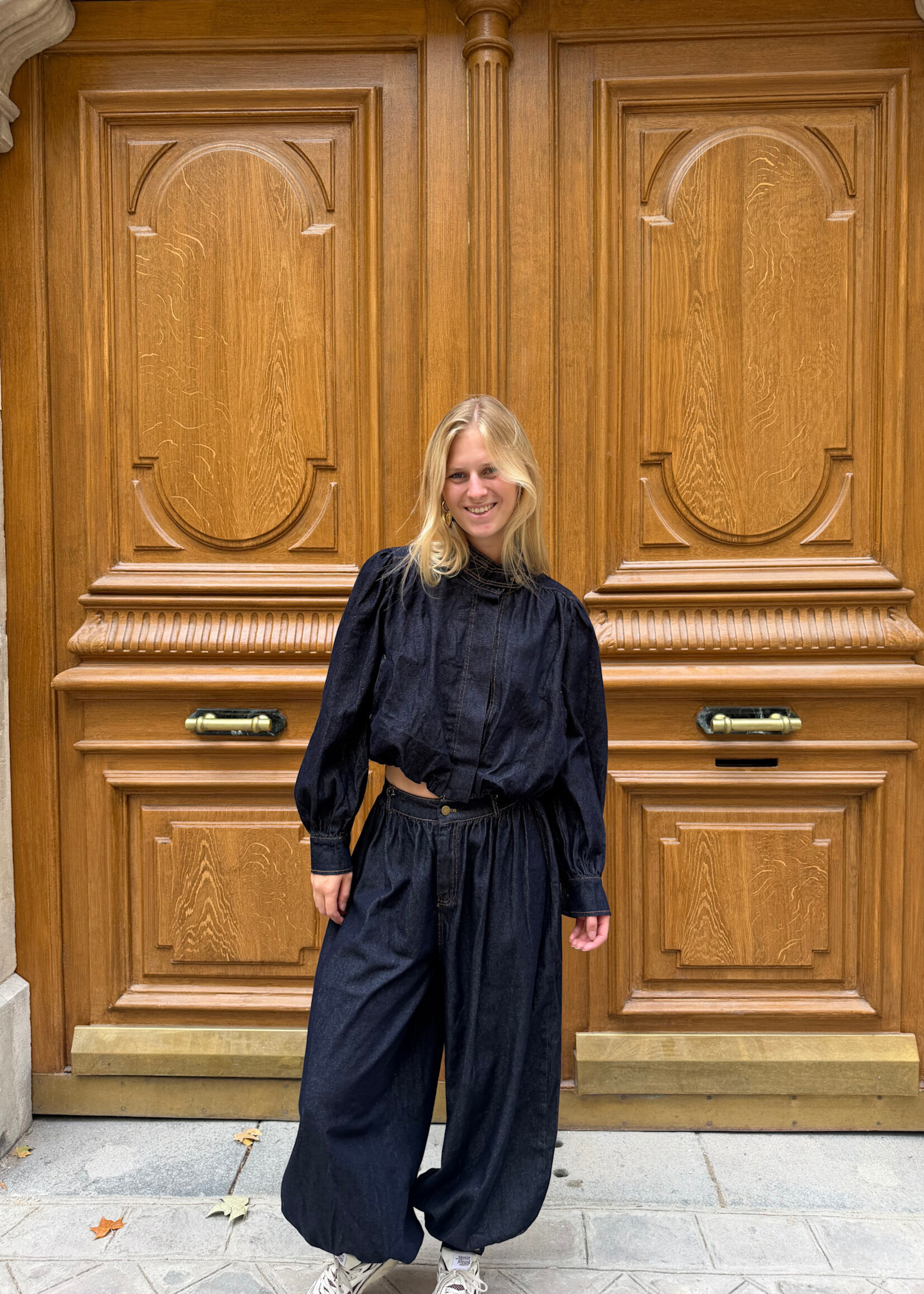 Flo Boutique Denim Top Jolijn