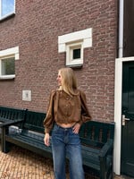 Flo Boutique Top Lena Marron