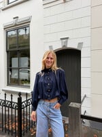 Flo Boutique Top Lena Navy