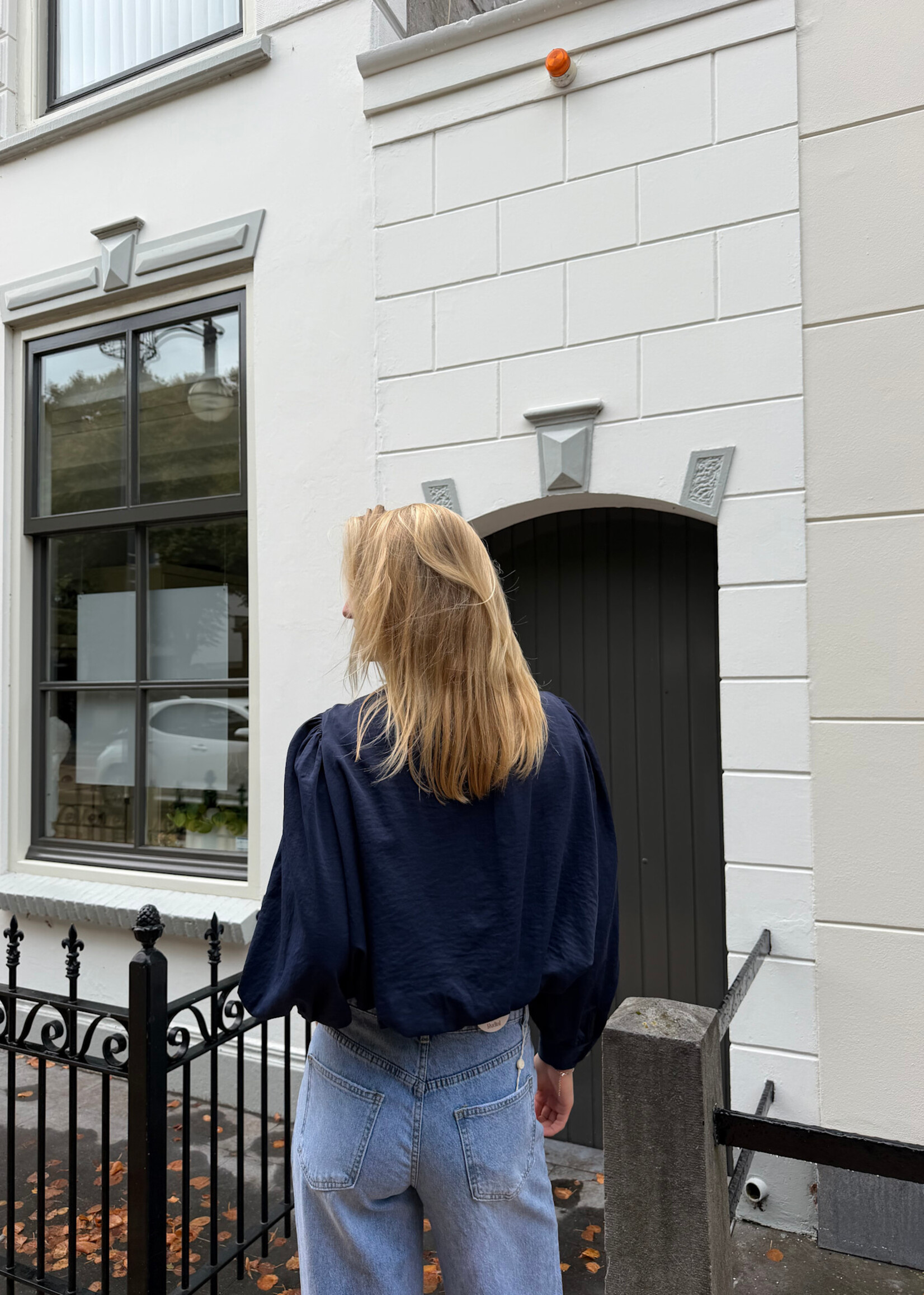 Flo Boutique Top Lena Navy