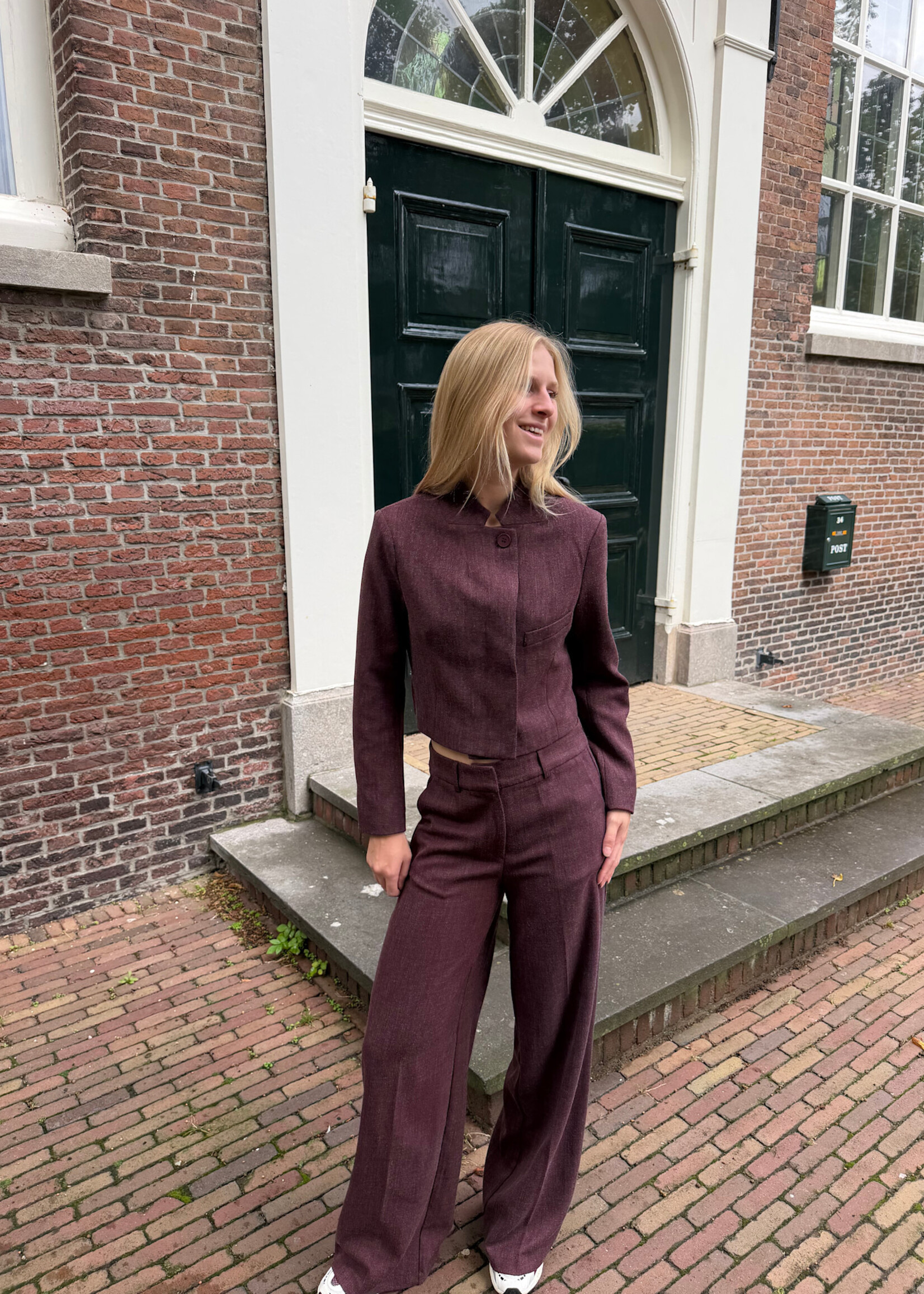 Flo Boutique Blazer Niene Bordeaux