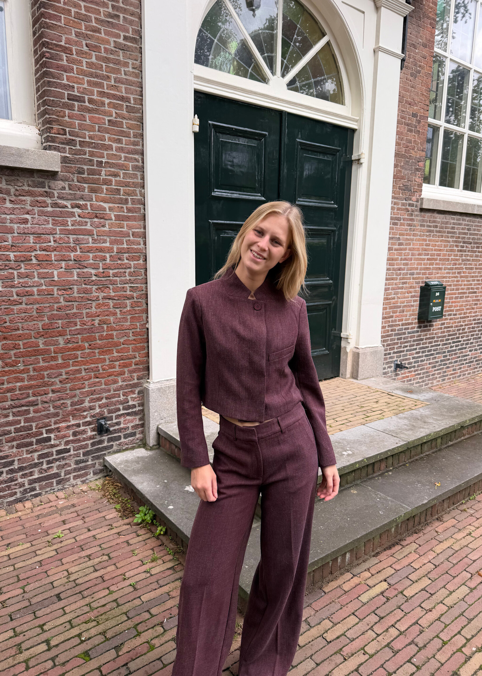 Flo Boutique Blazer Niene Bordeaux
