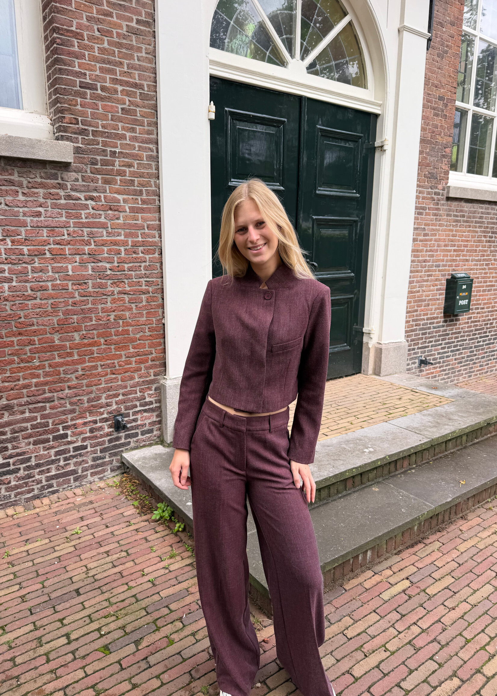 Flo Boutique Blazer Niene Bordeaux