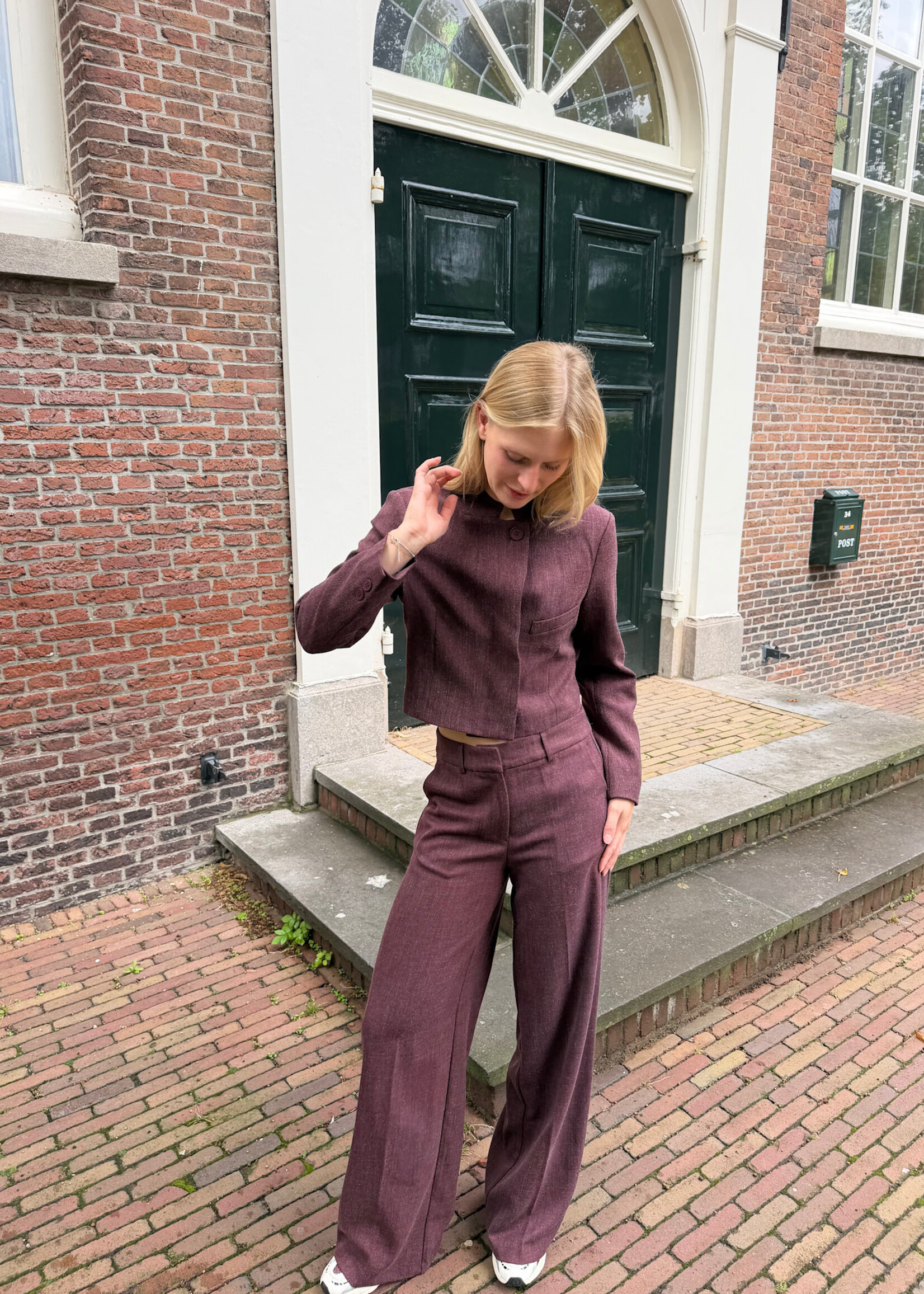 Flo Boutique Blazer Niene Bordeaux