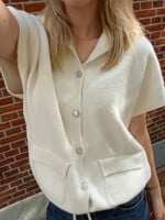 Flo Boutique Vest Romée Beige