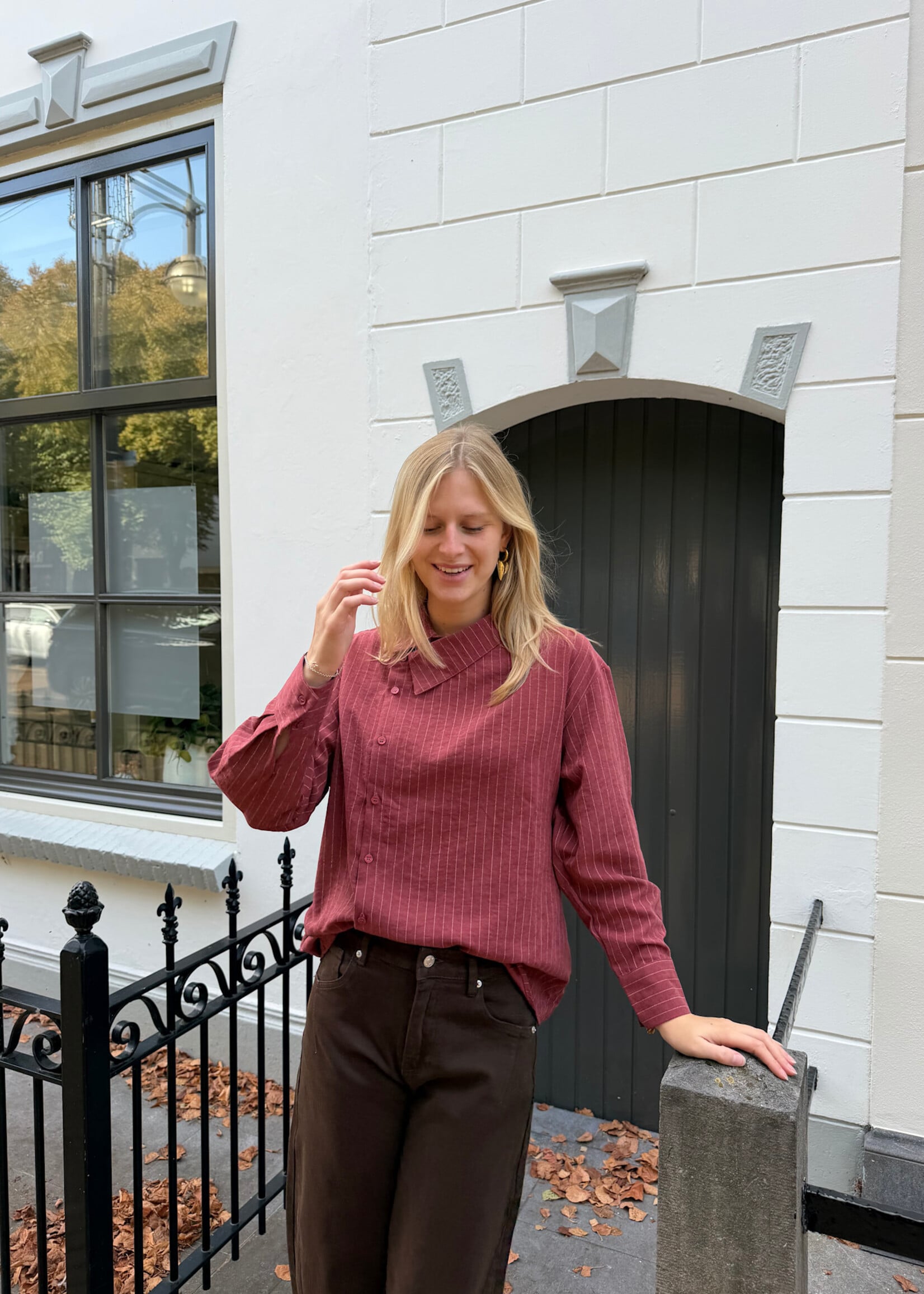 Flo Boutique Balloon Jeans Anne Brown