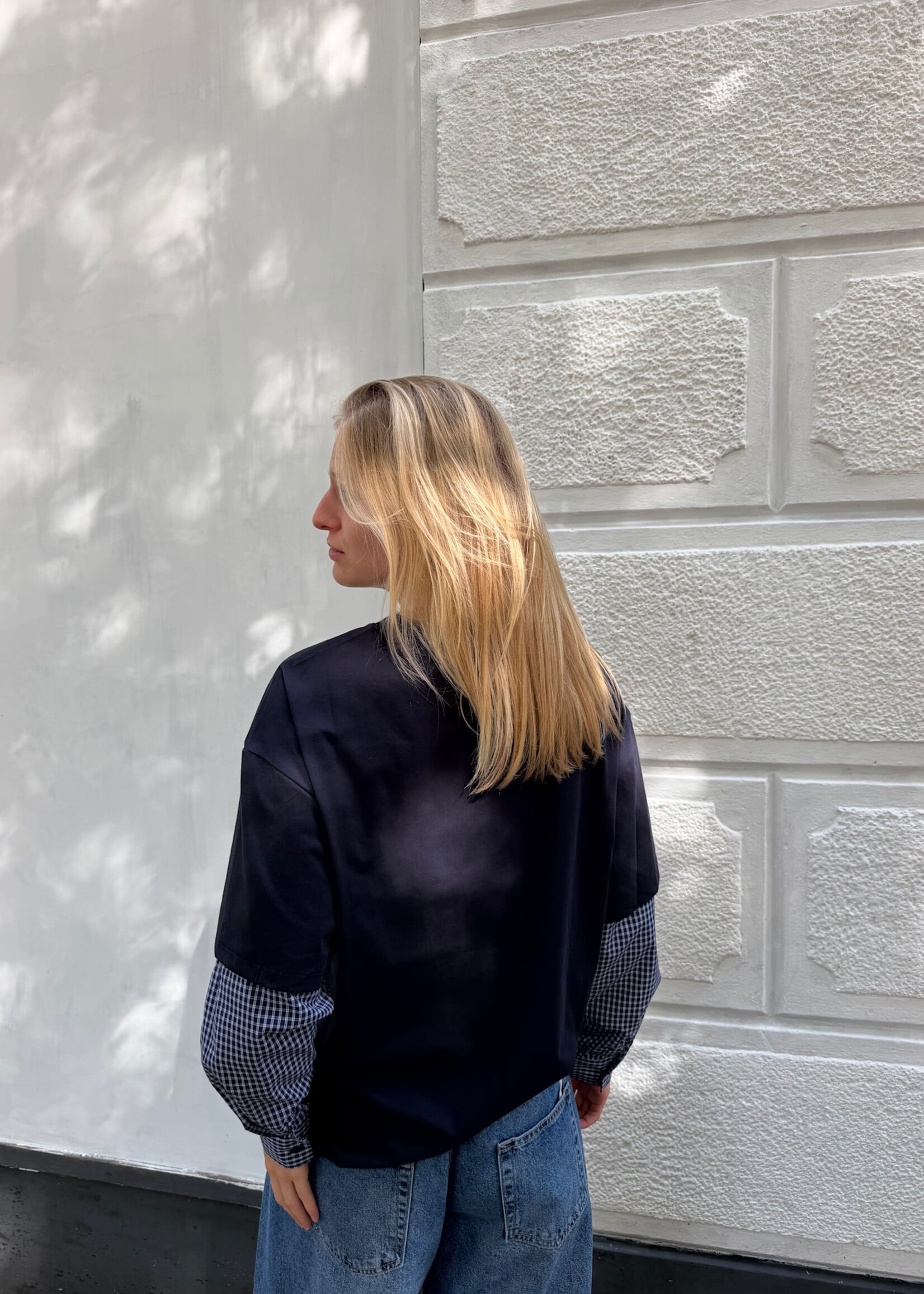 Flo Boutique Top Filo Navy