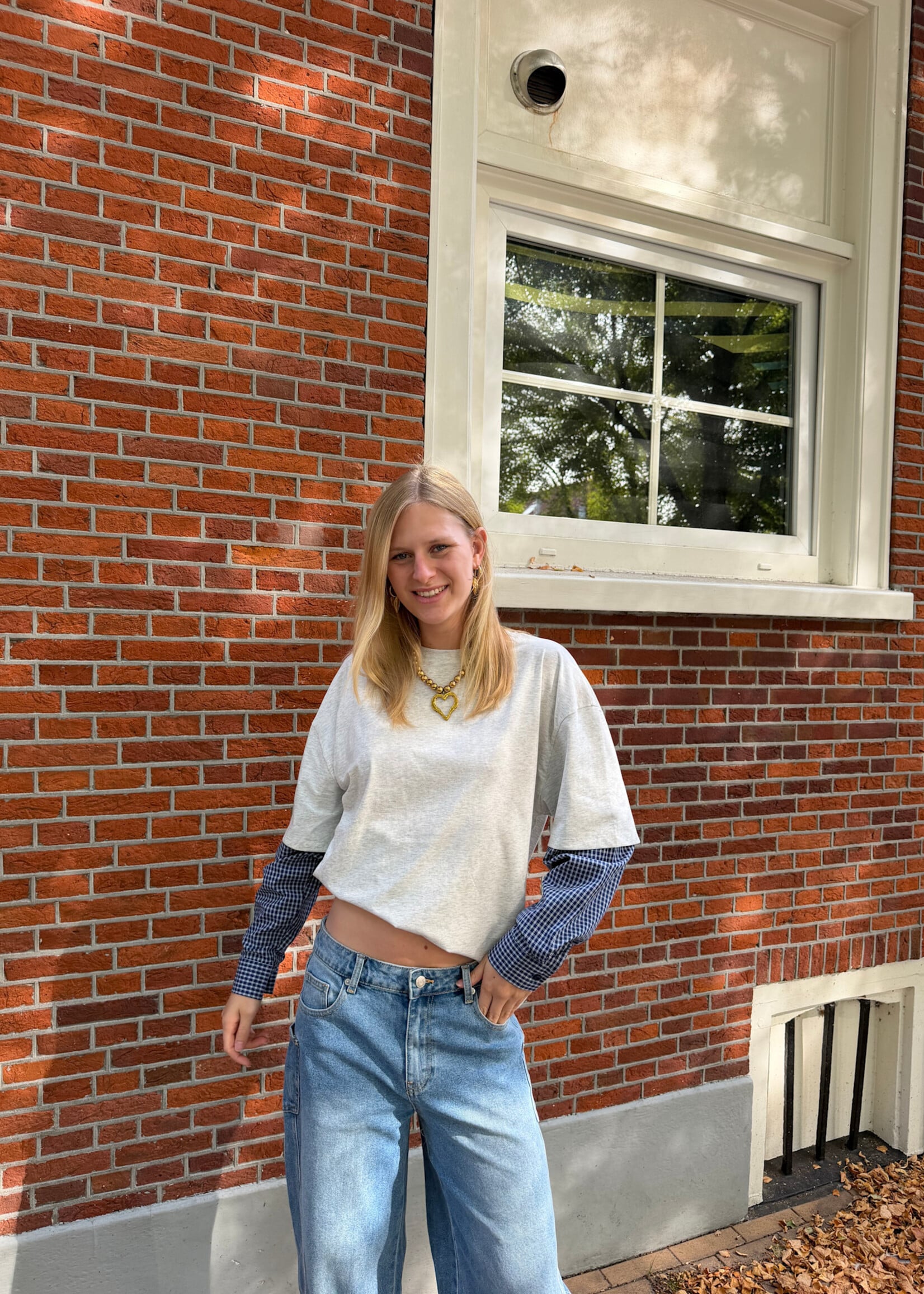 Flo Boutique Top Filo Light Grey
