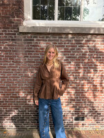Flo Boutique Blouse Lovine Choco