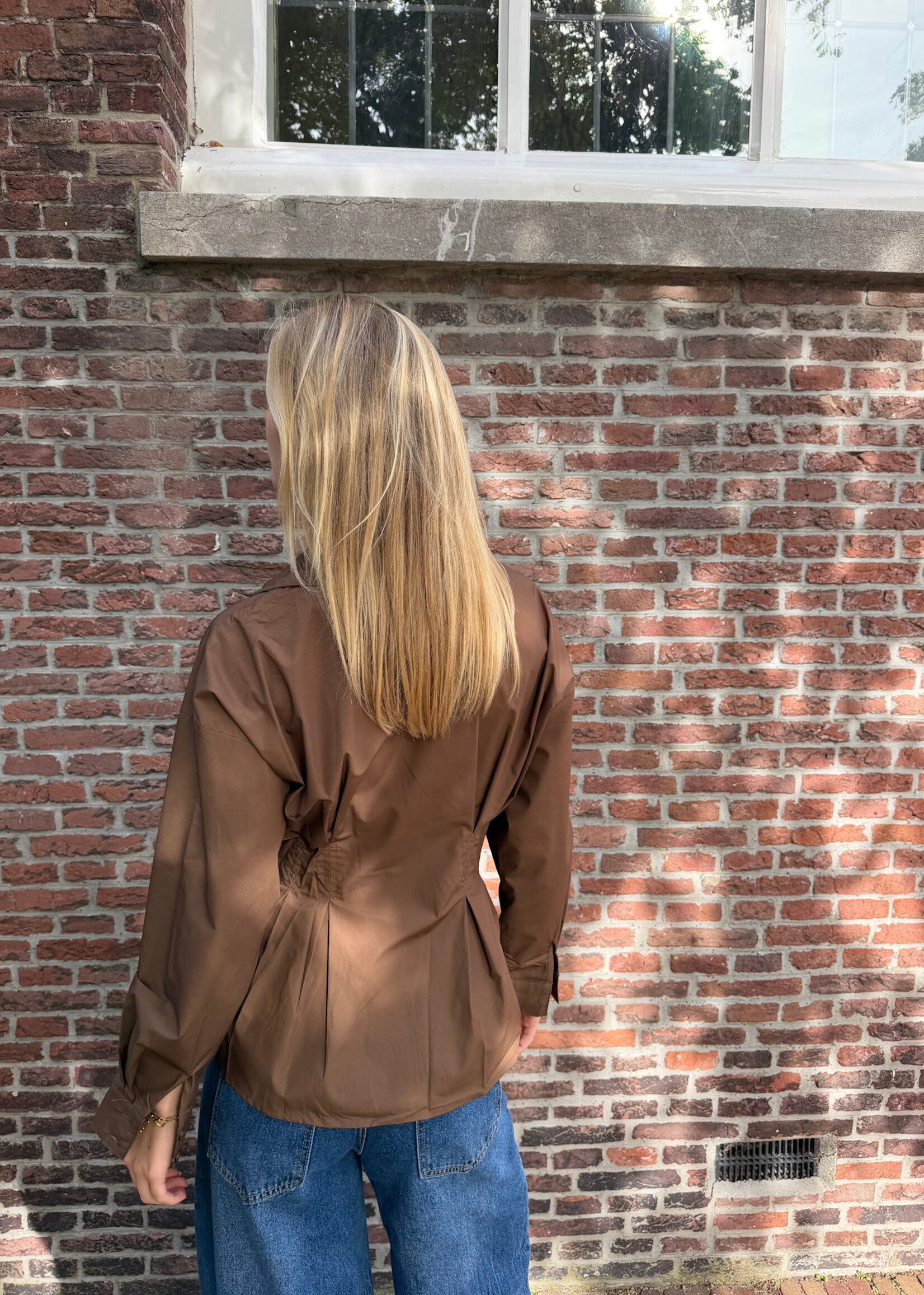Flo Boutique Blouse Lovine Choco