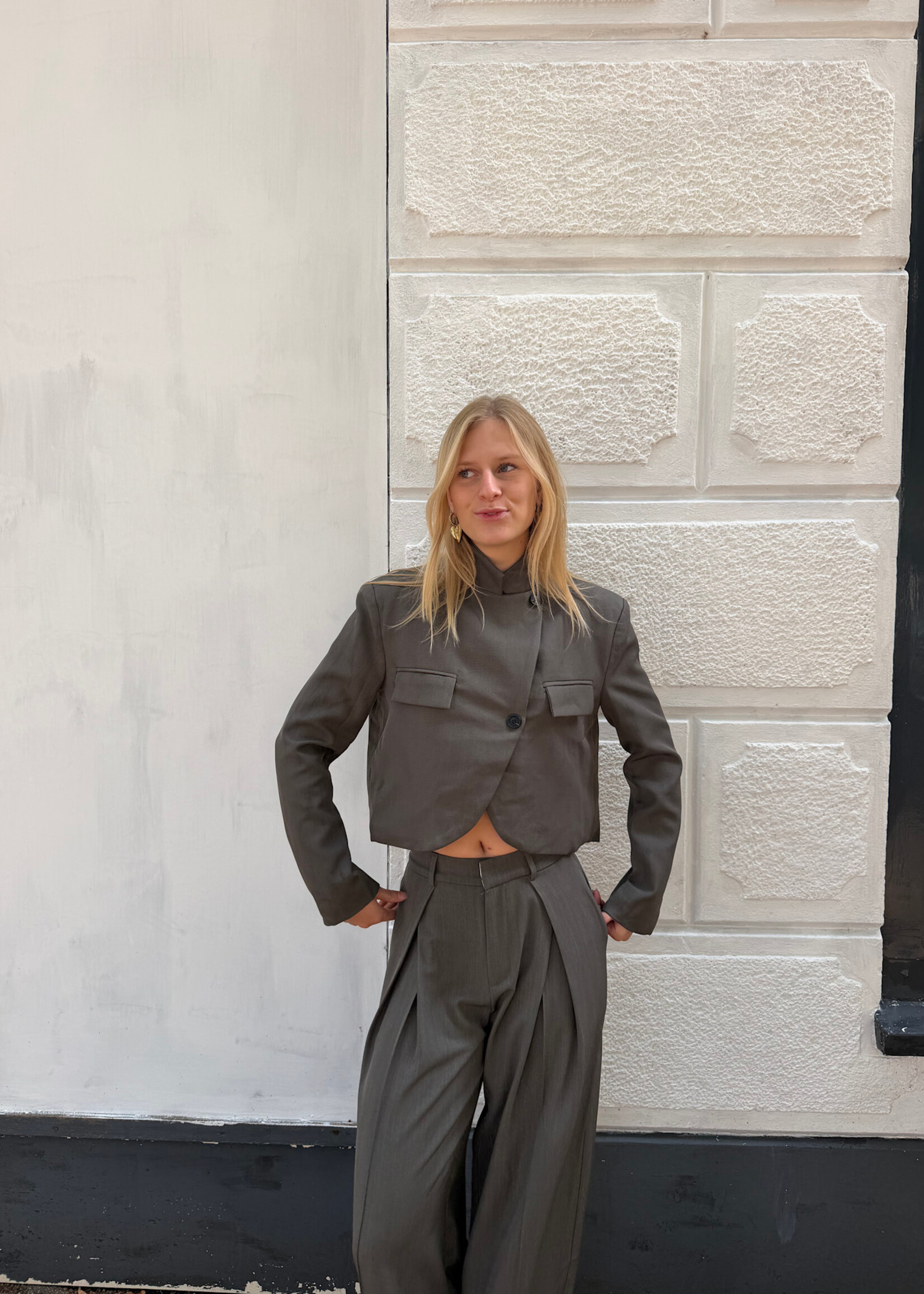 Flo Boutique Blazer Zaya Grey