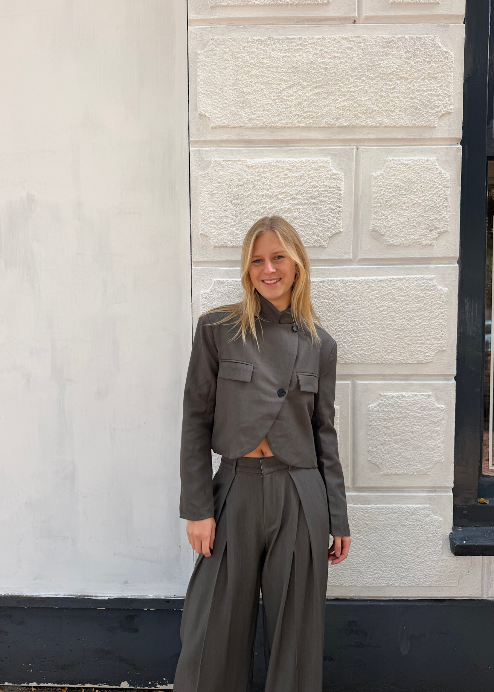Flo Boutique Blazer Zaya Grey