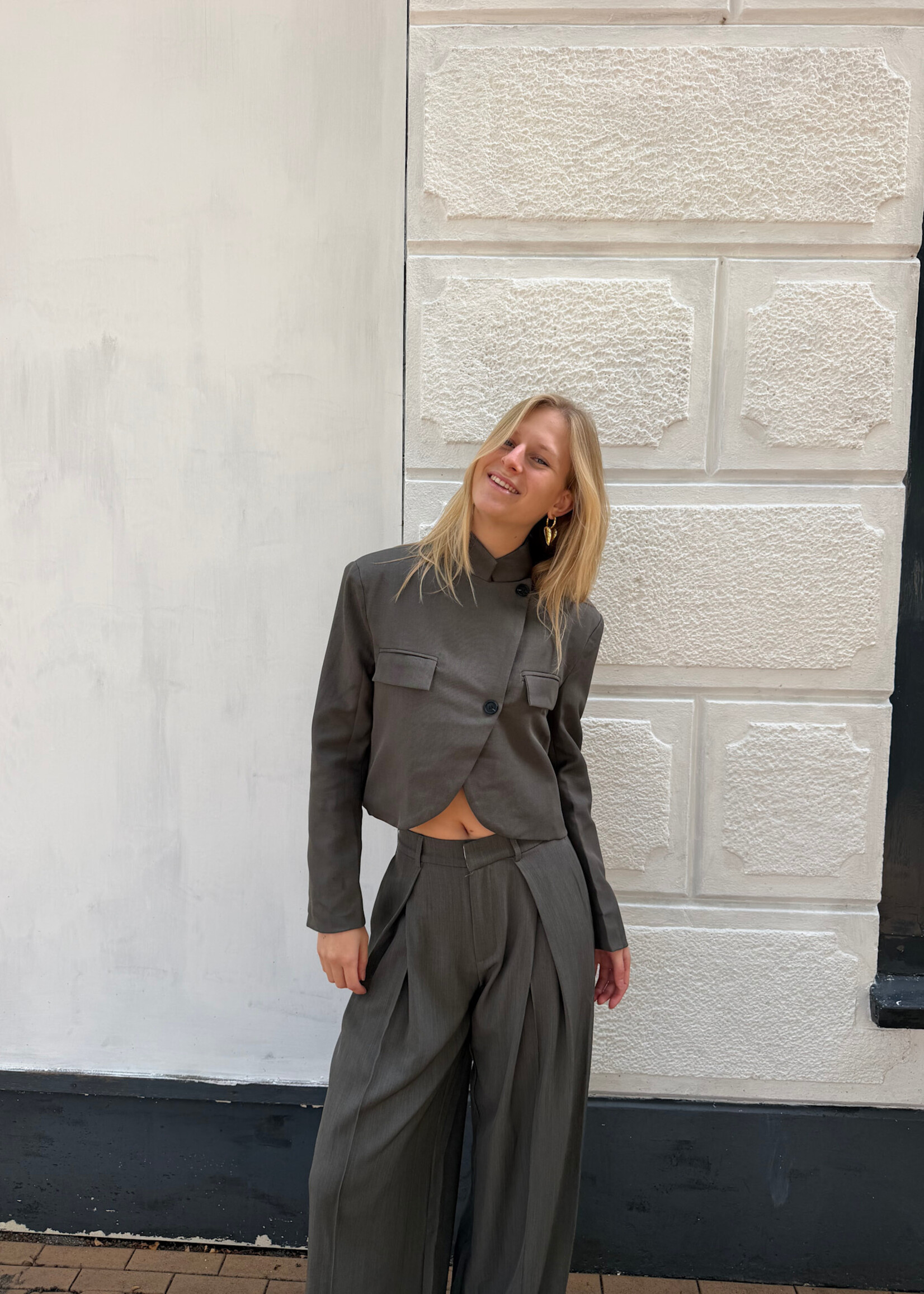 Flo Boutique Blazer Zaya Grey