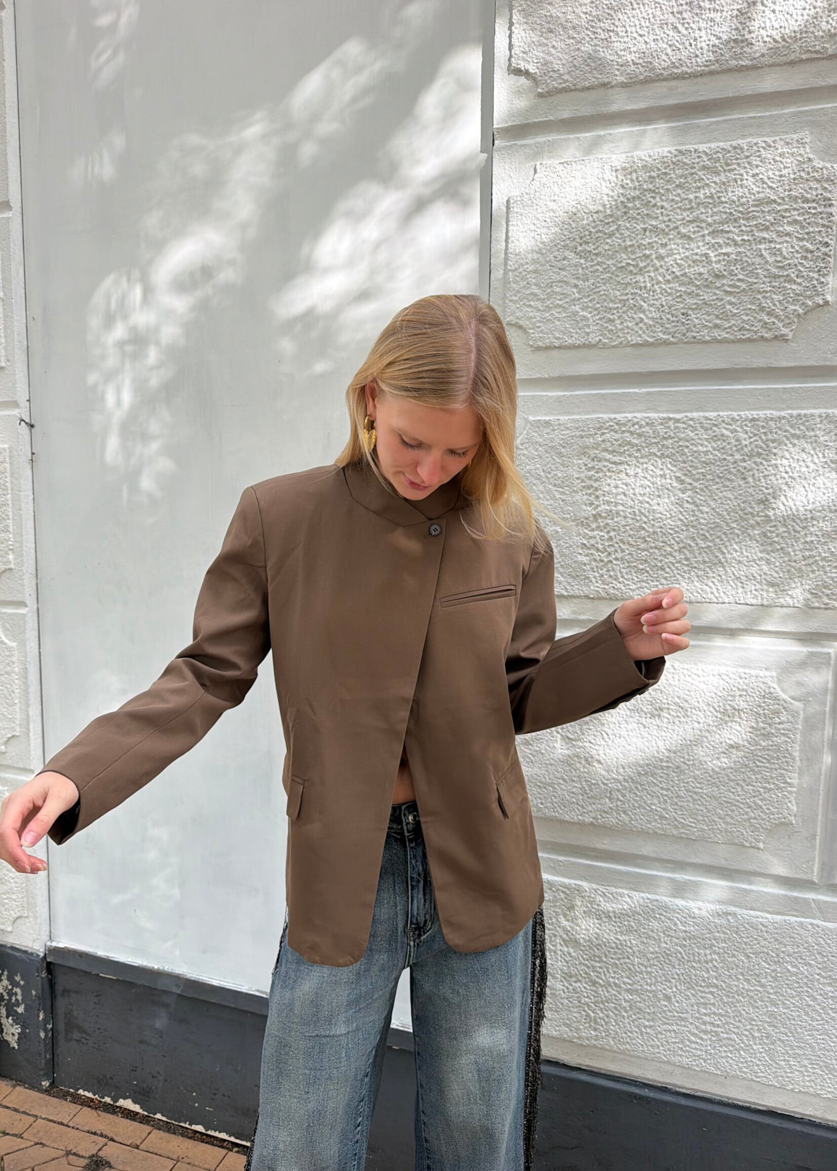 Flo Boutique Blazer Soof Marron