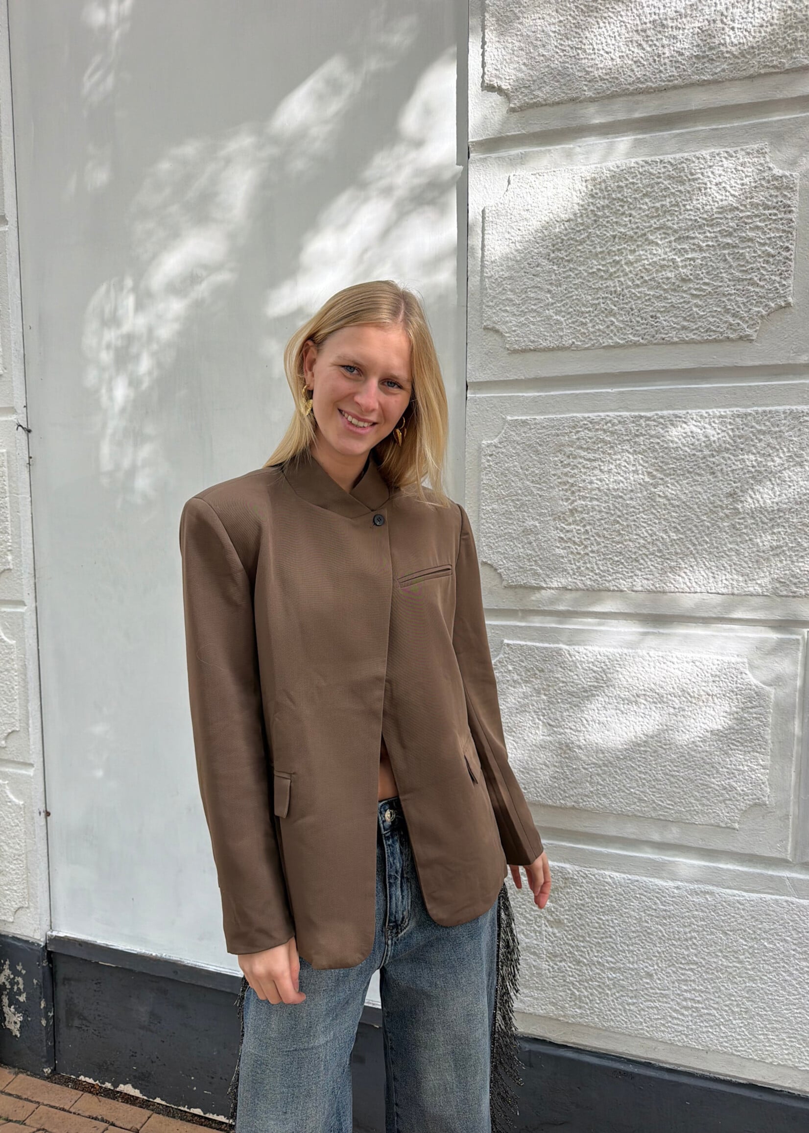 Flo Boutique Blazer Soof Marron