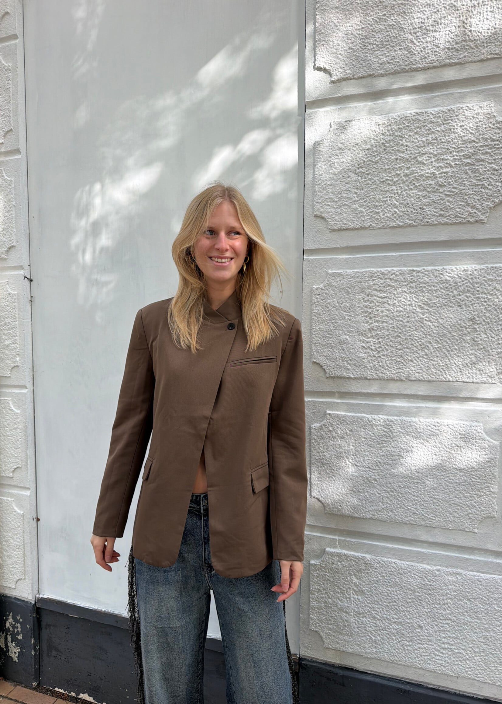 Flo Boutique Blazer Soof Marron
