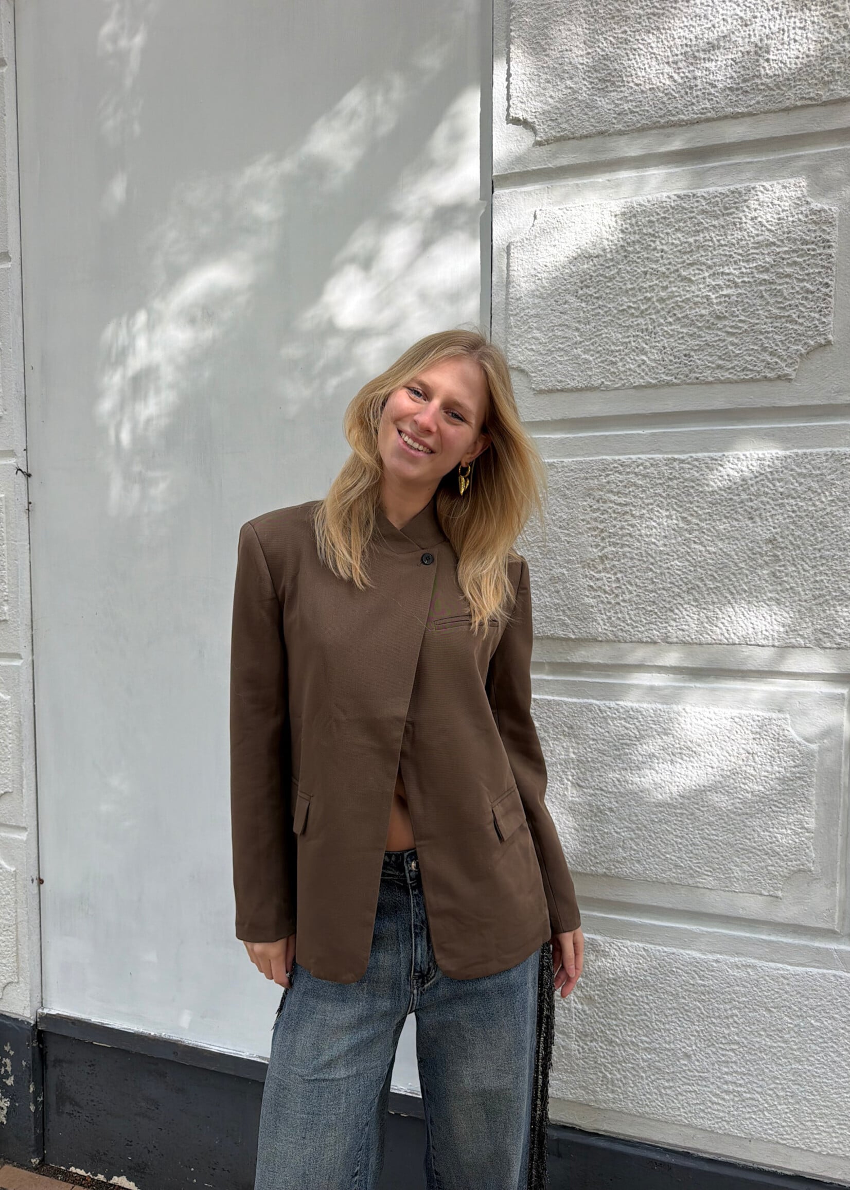 Flo Boutique Blazer Soof Marron