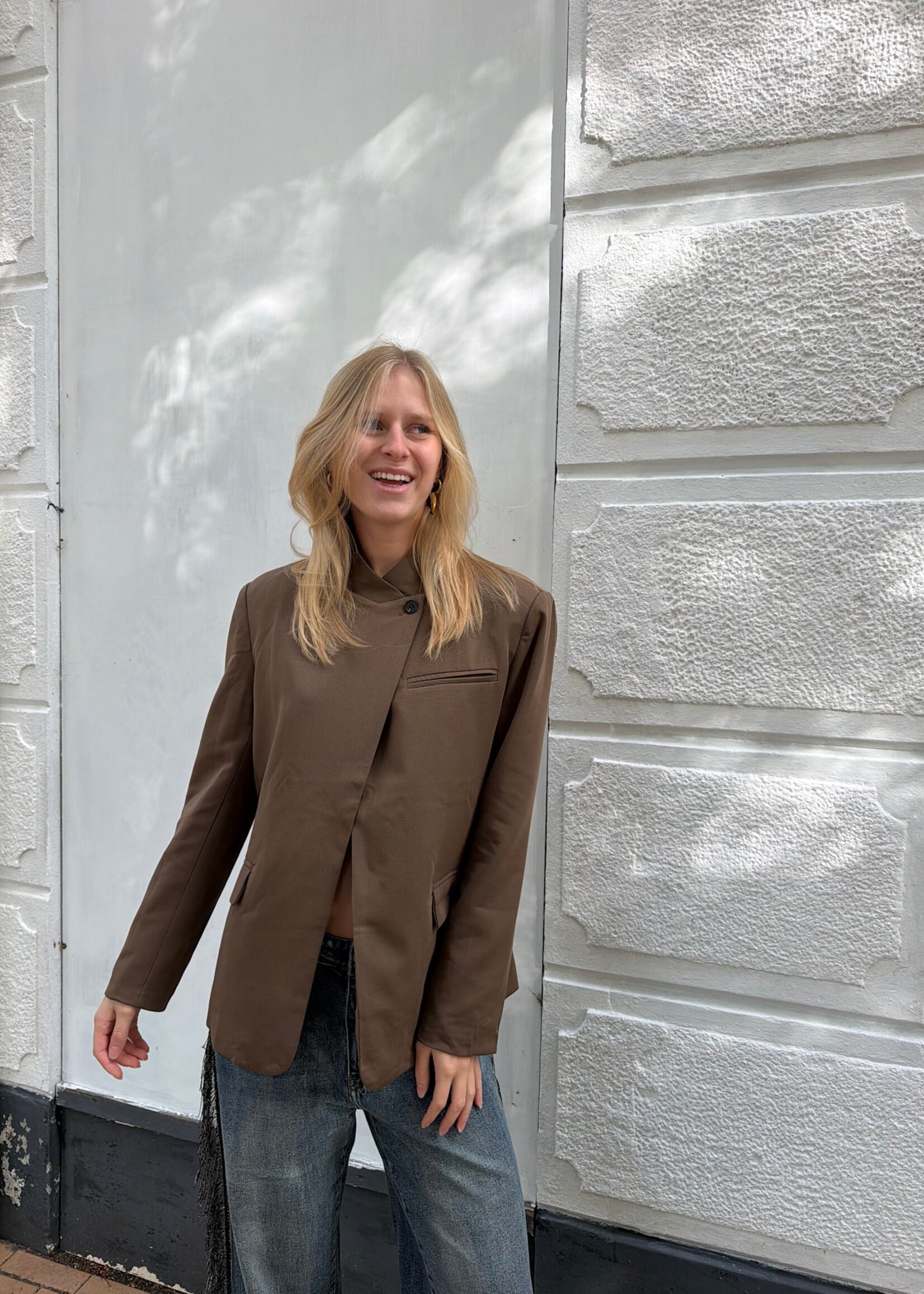 Flo Boutique Blazer Soof Marron