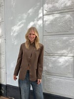 Flo Boutique Blazer Soof Marron