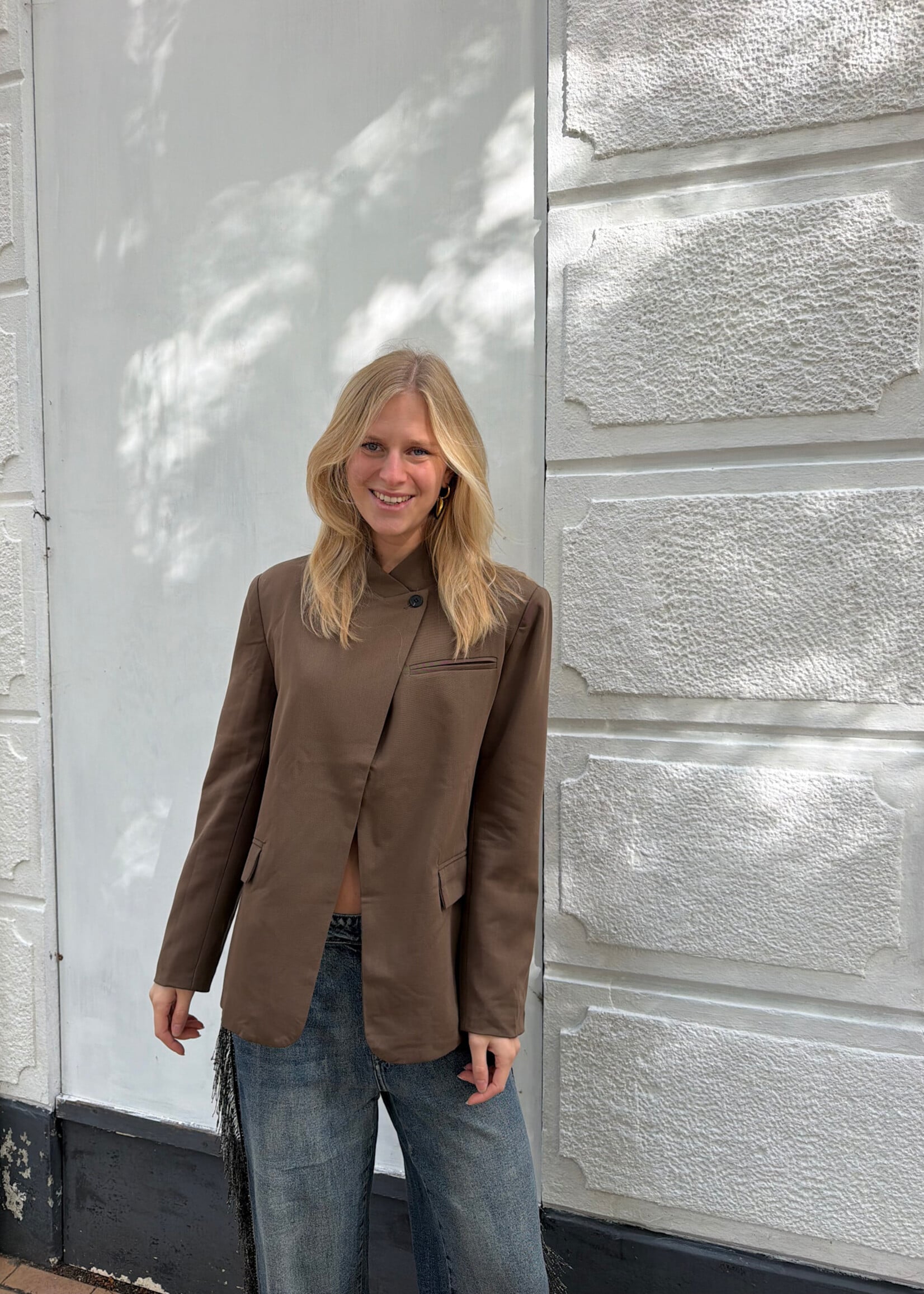 Flo Boutique Blazer Soof Marron