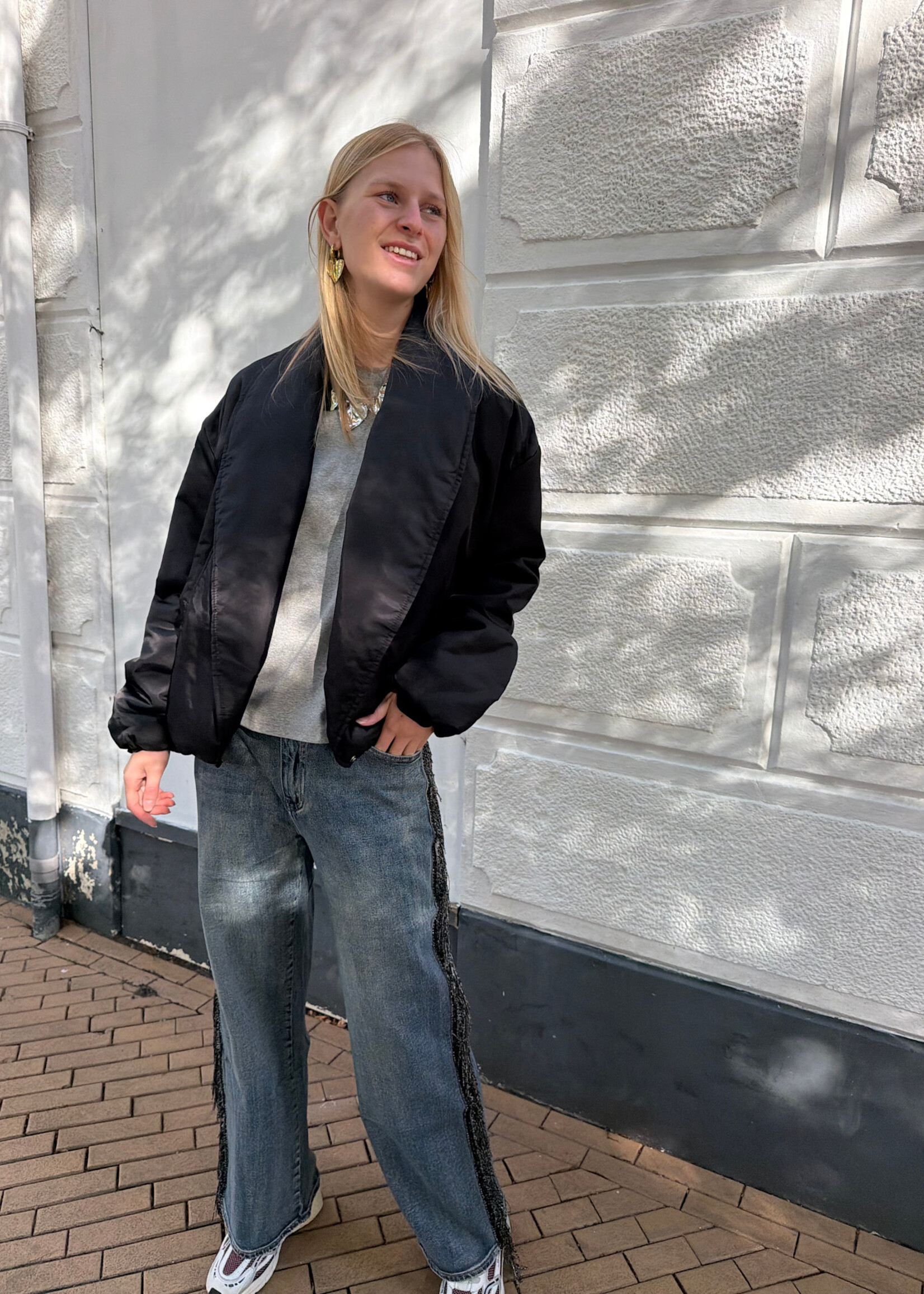 Flo Boutique Wide Leg Jeans Joly Fringes