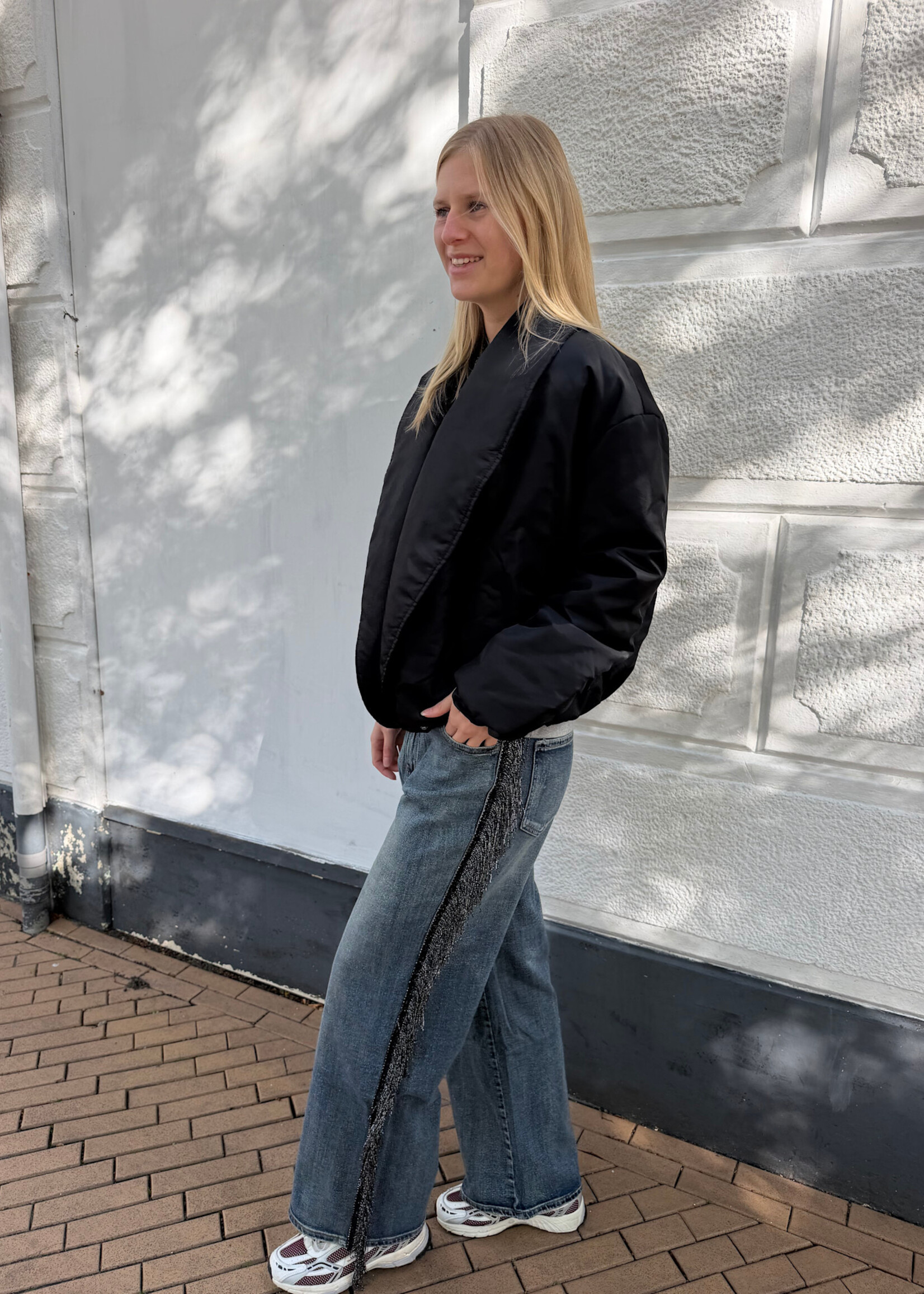 Flo Boutique Wide Leg Jeans Joly Fringes