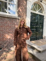 Flo Boutique Denim Jacket Noa Brown
