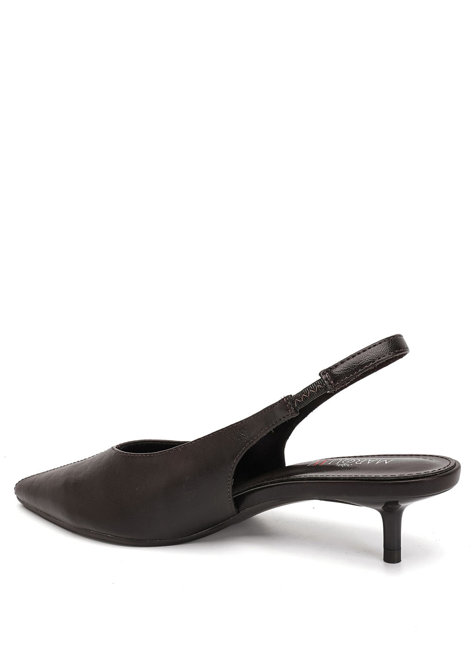 Flo Boutique Kitten Heels Leatherlook Brown