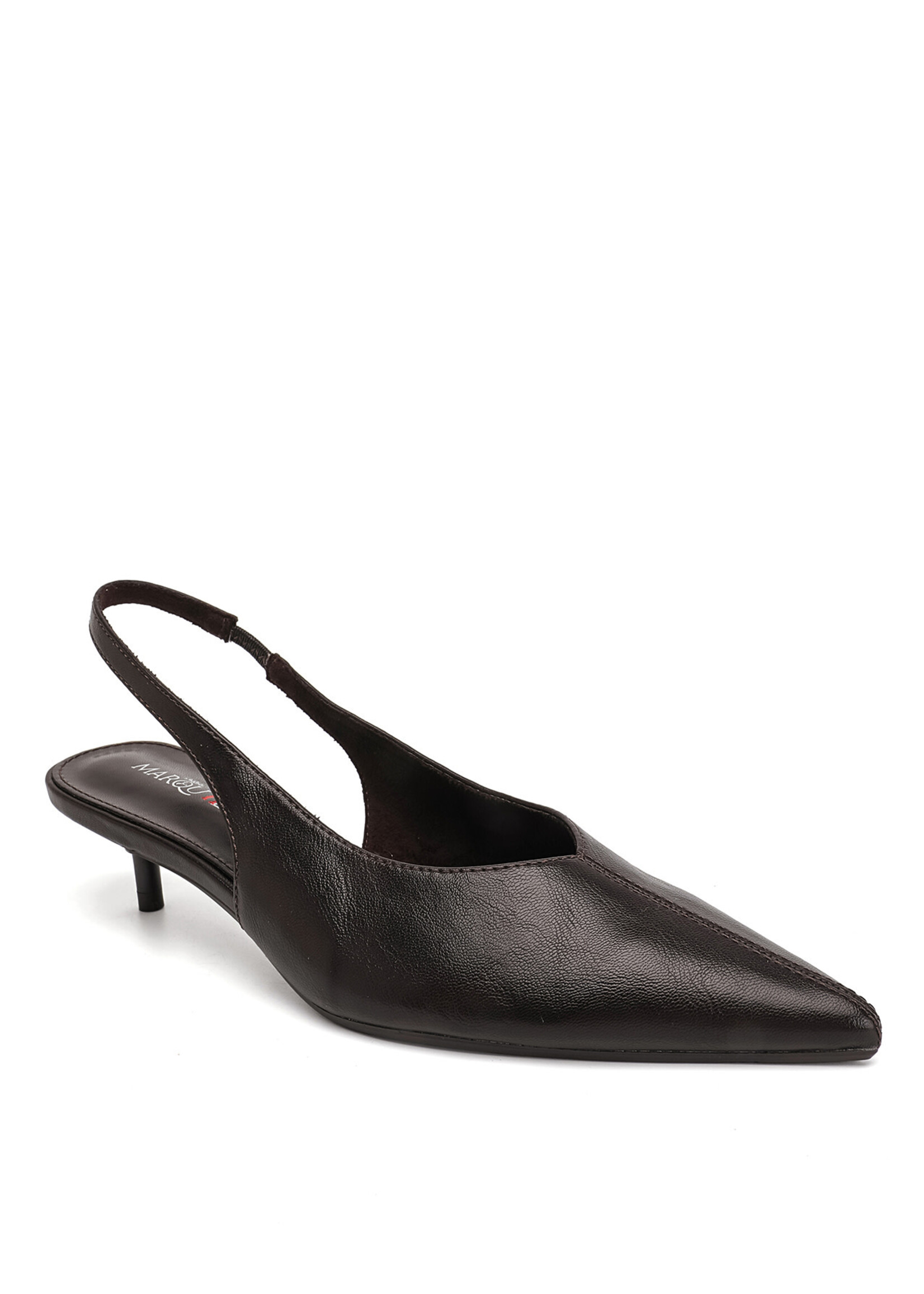 Flo Boutique Kitten Heels Leatherlook Brown